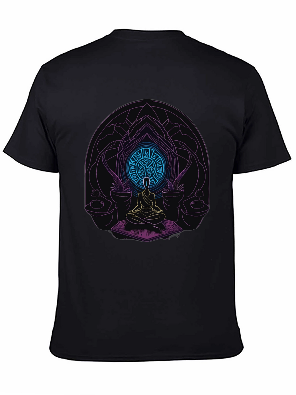 Meditative Mandala T-Shirt - Spiritual Design