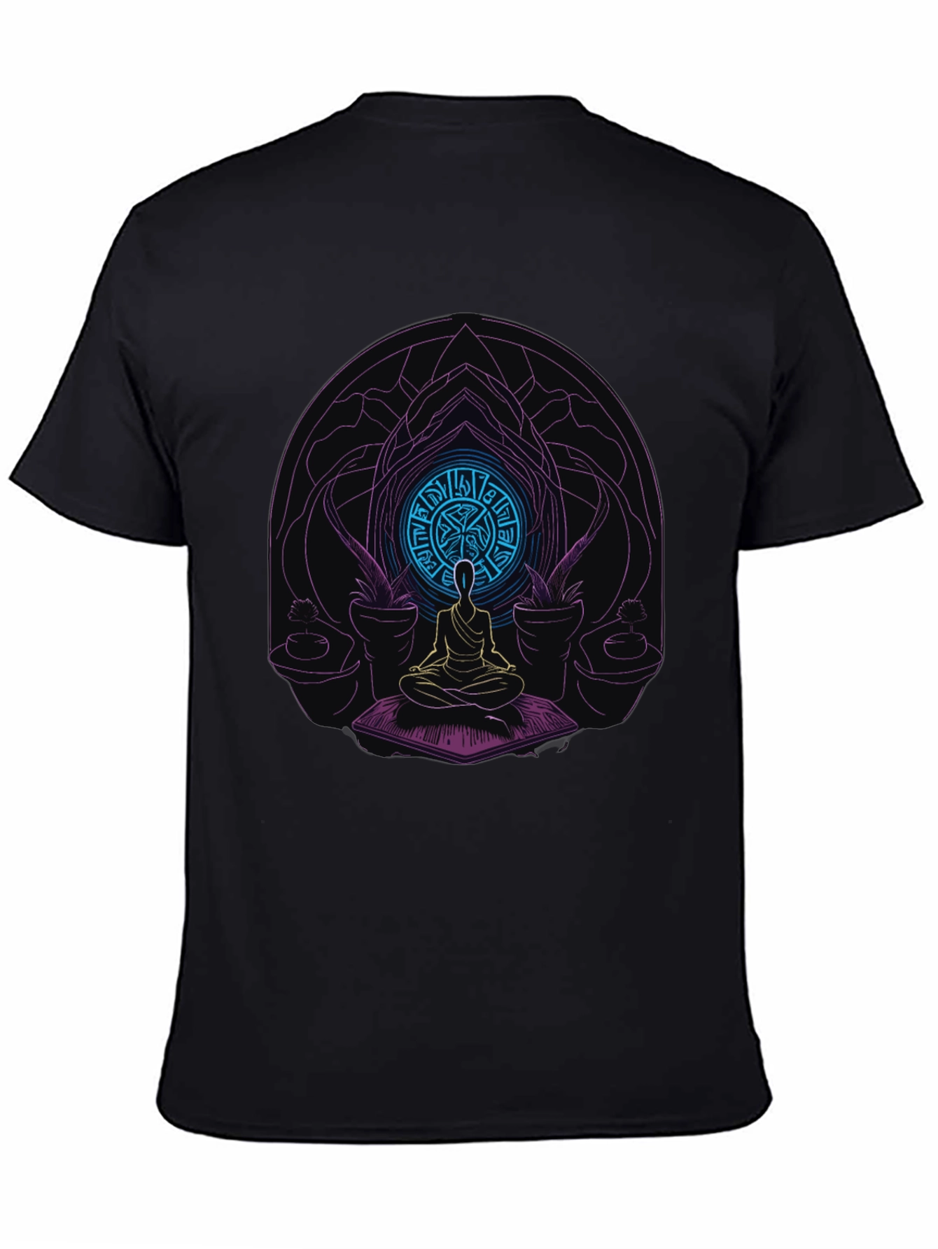 Meditative Mandala T-Shirt - Spiritual Design