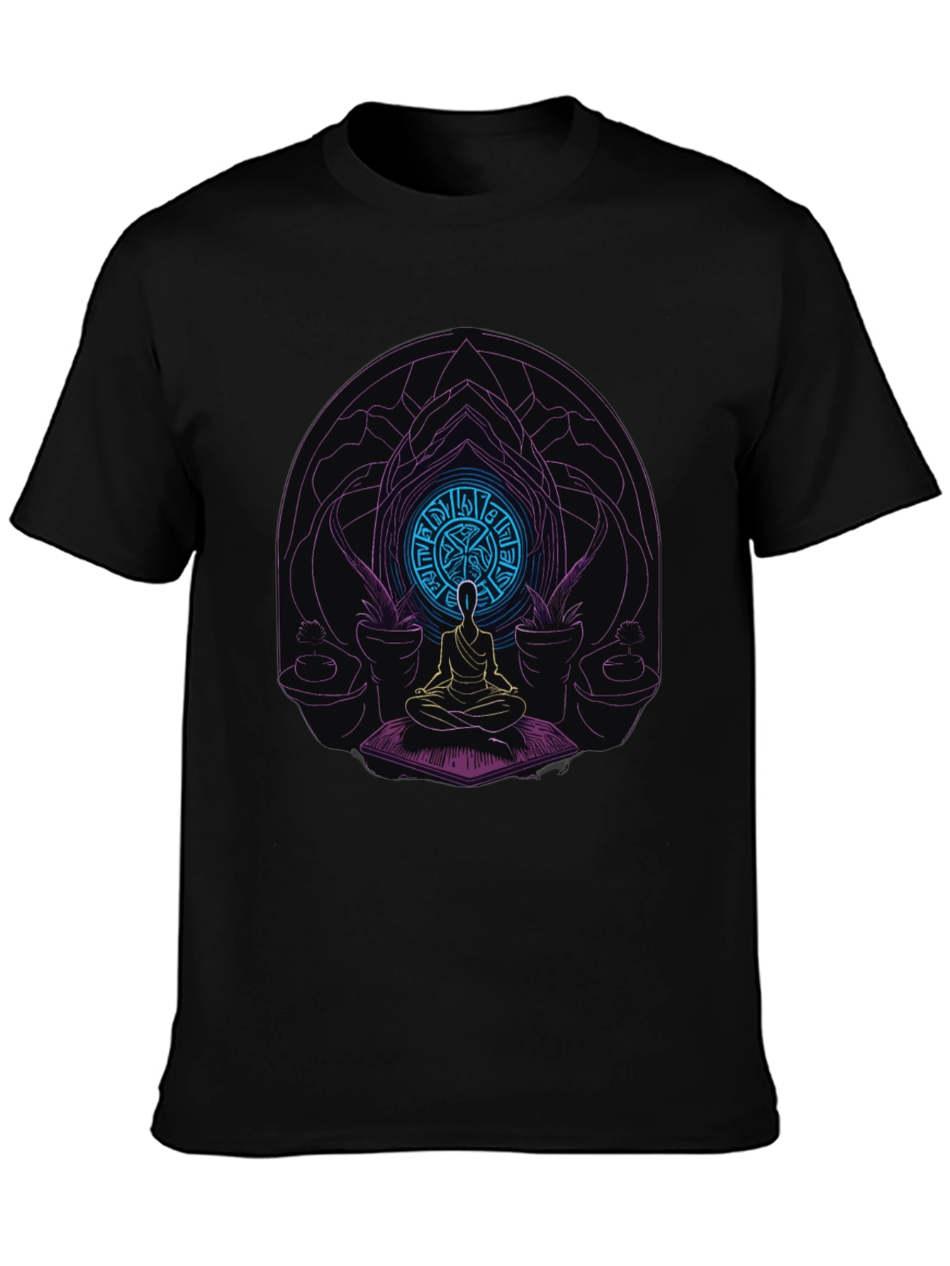 Meditative Mandala T-Shirt - Spiritual Design