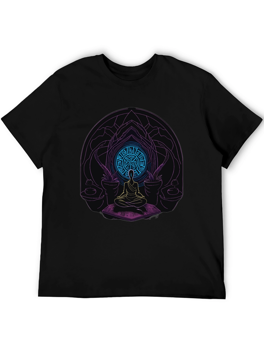 Meditative Mandala T-Shirt - Spiritual Design