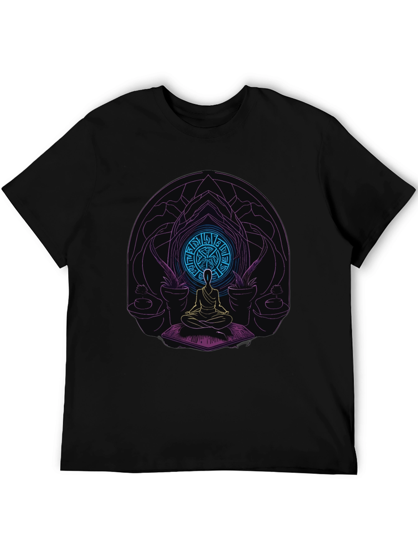 Meditative Mandala T-Shirt - Spiritual Design