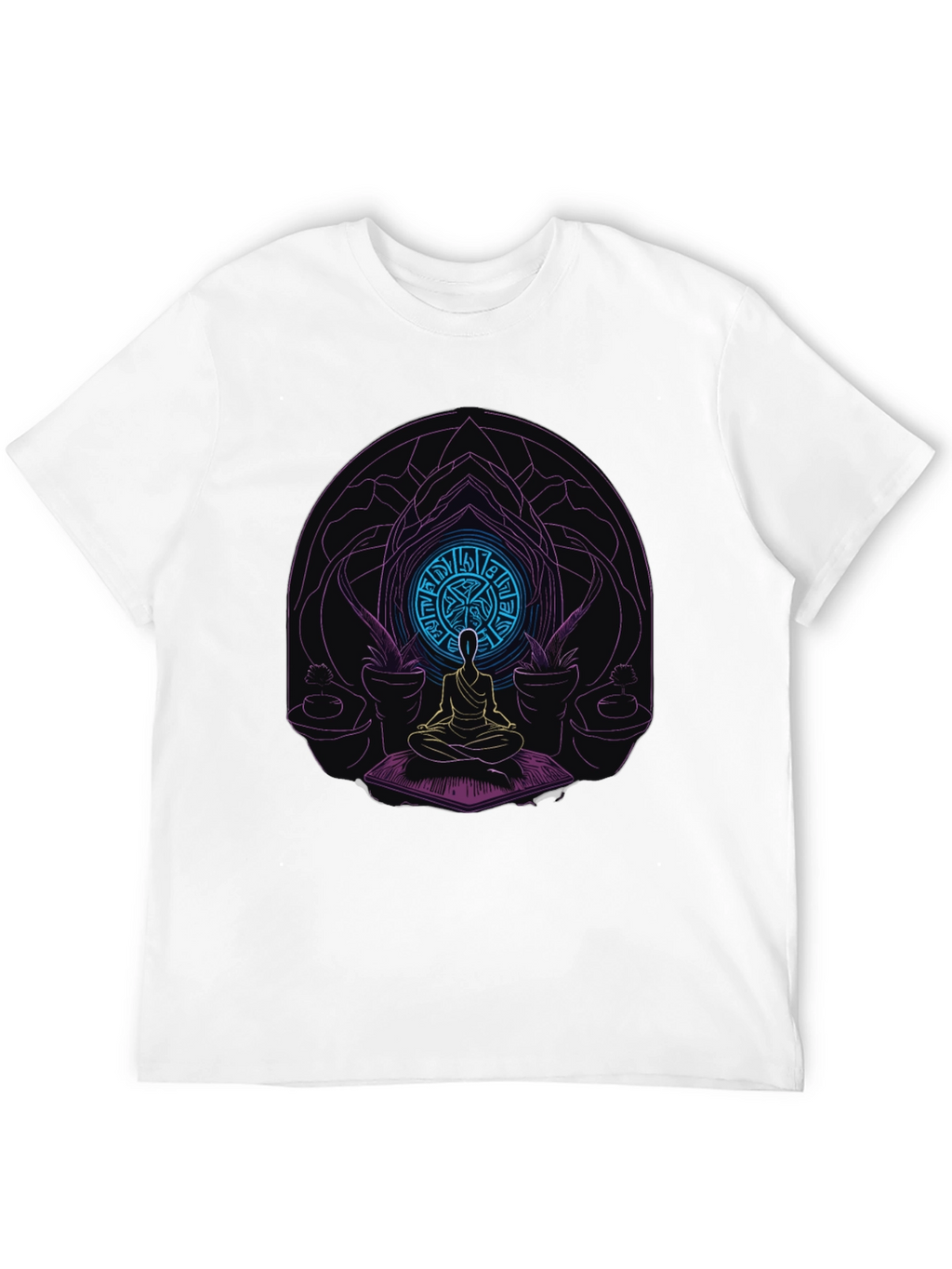 Meditative Mandala T-Shirt - Spiritual Design