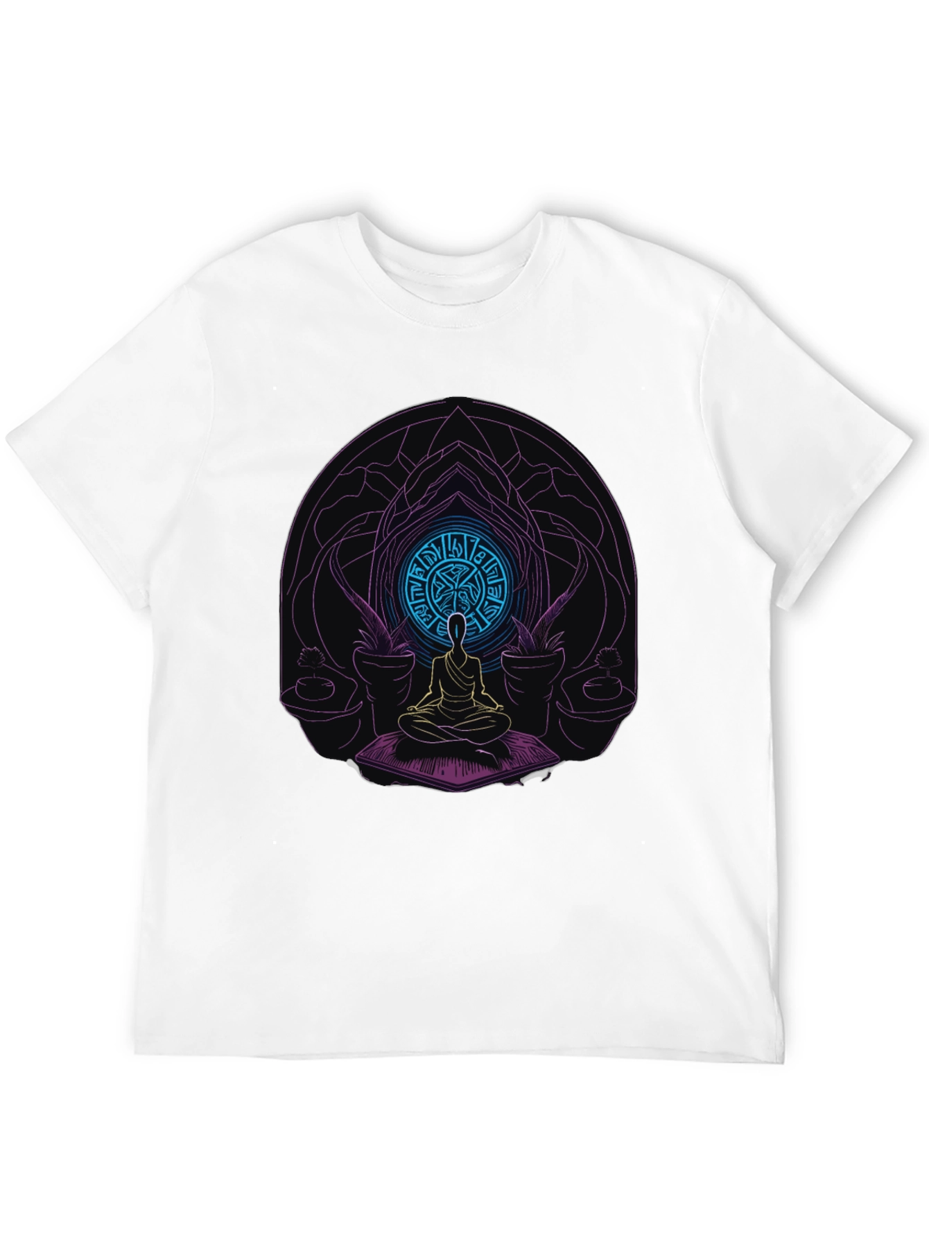 Meditative Mandala T-Shirt - Spiritual Design