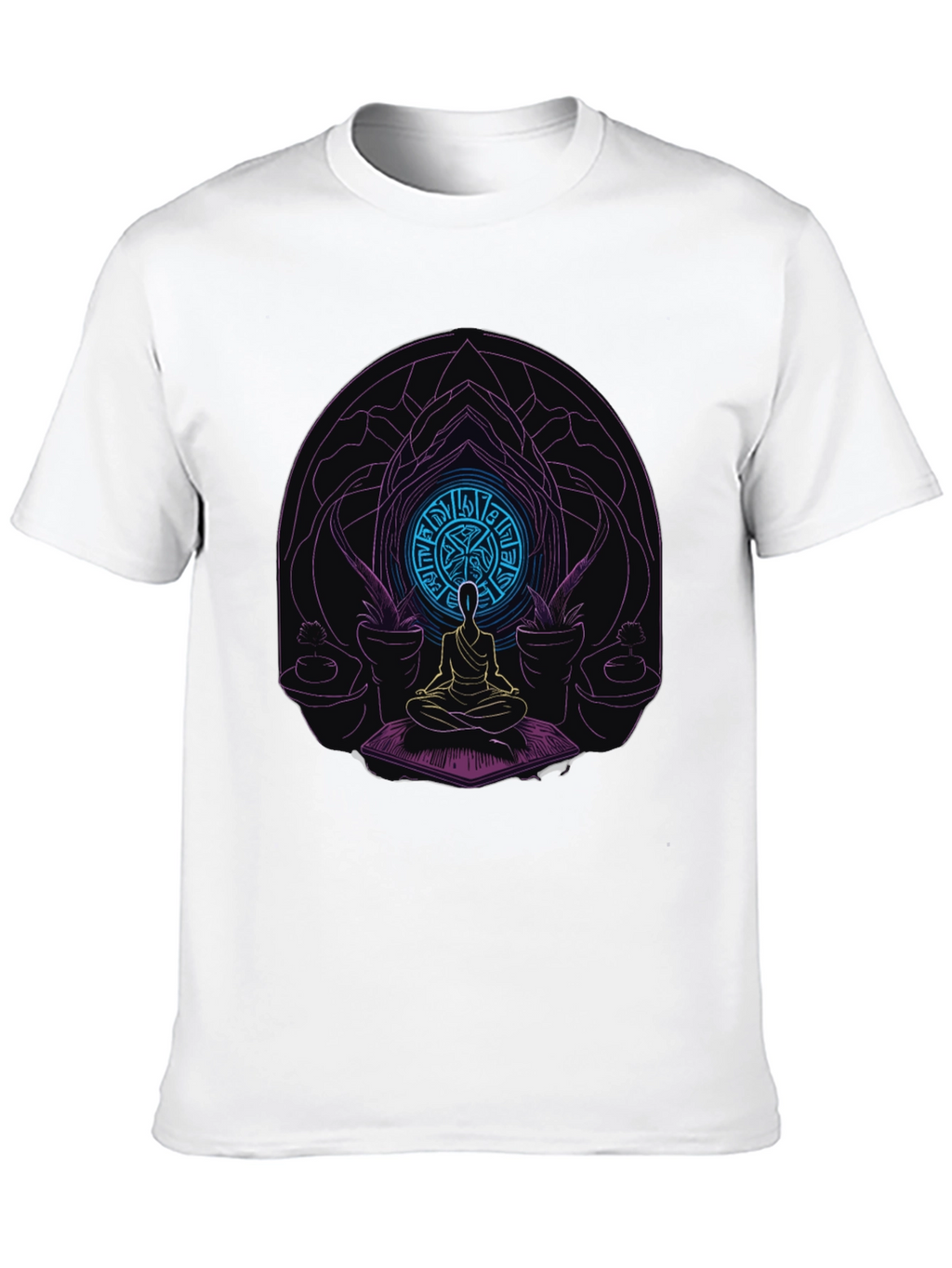 Meditative Mandala T-Shirt - Spiritual Design
