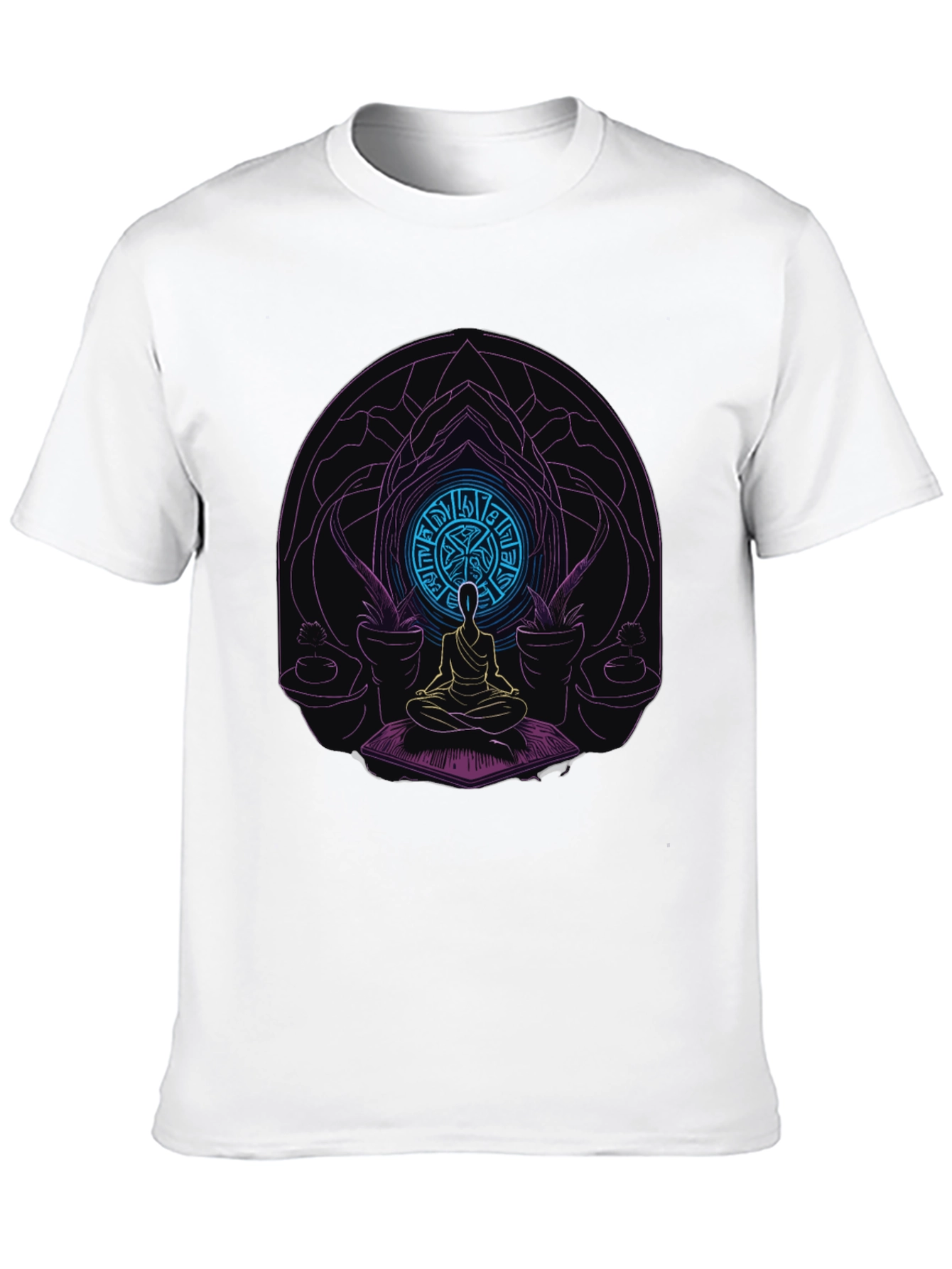 Meditative Mandala T-Shirt - Spiritual Design