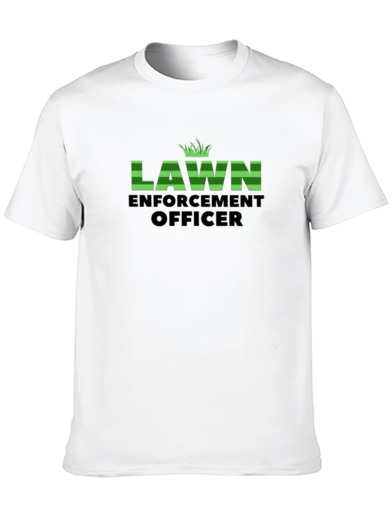 Lawn Enforcement Officer Black T-Shirt