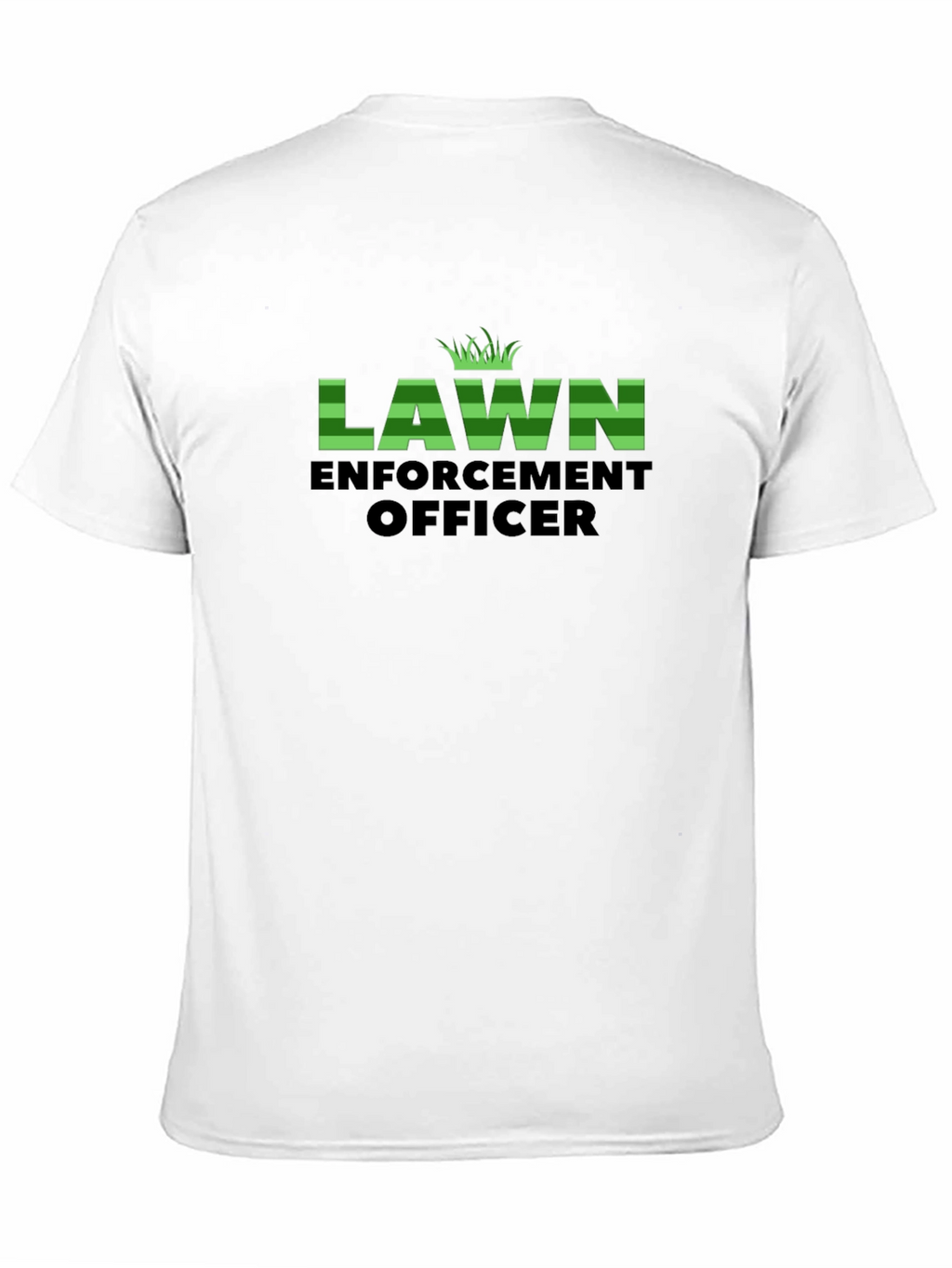 Lawn Enforcement Officer Black T-Shirt