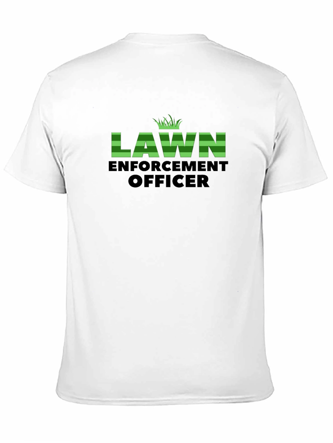 Lawn Enforcement Officer Black T-Shirt