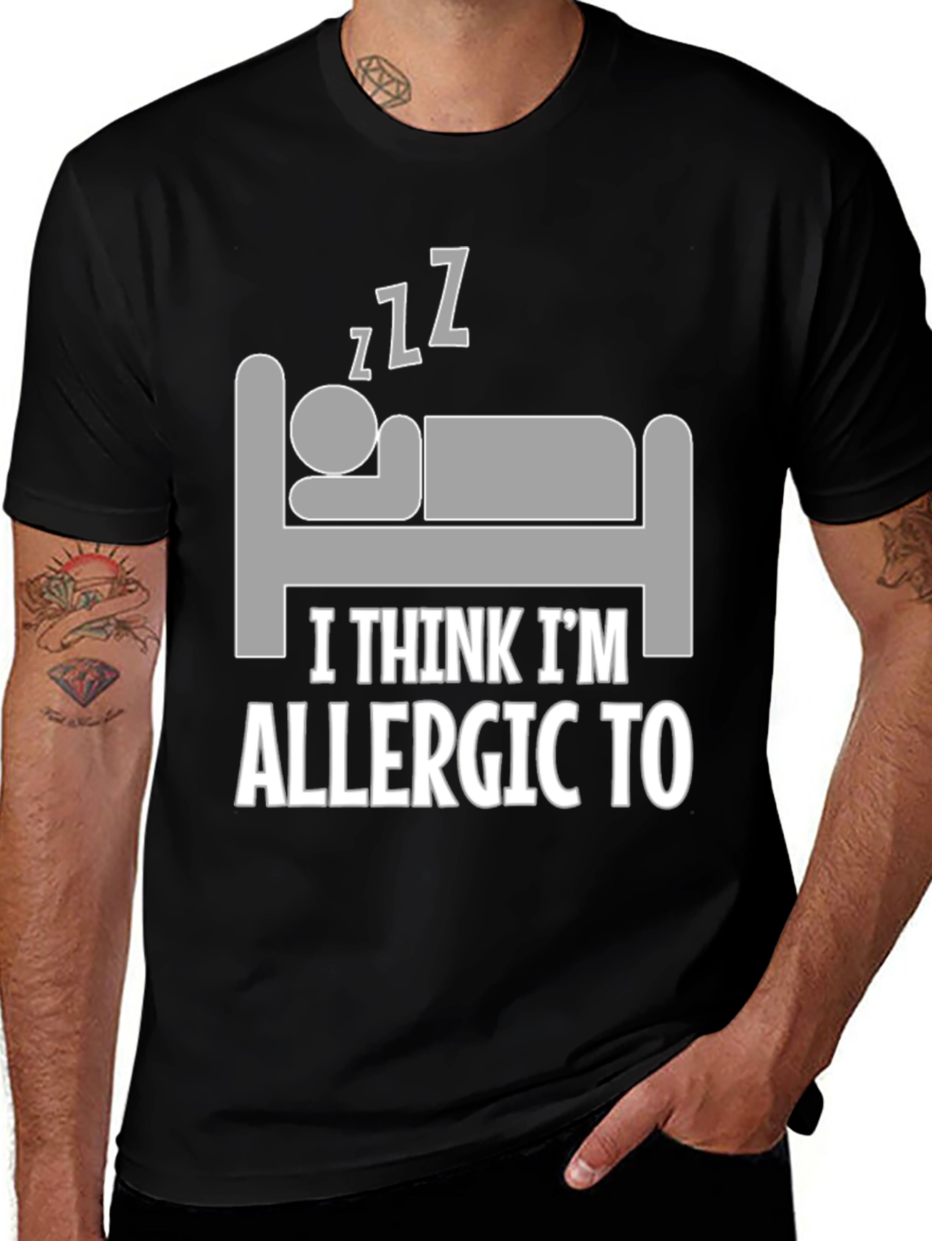 Allergic to Mornings Graphic Tee