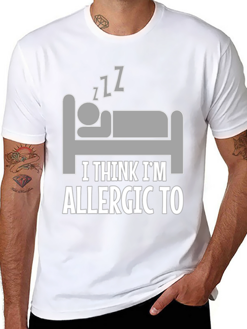 Allergic to Mornings Graphic Tee