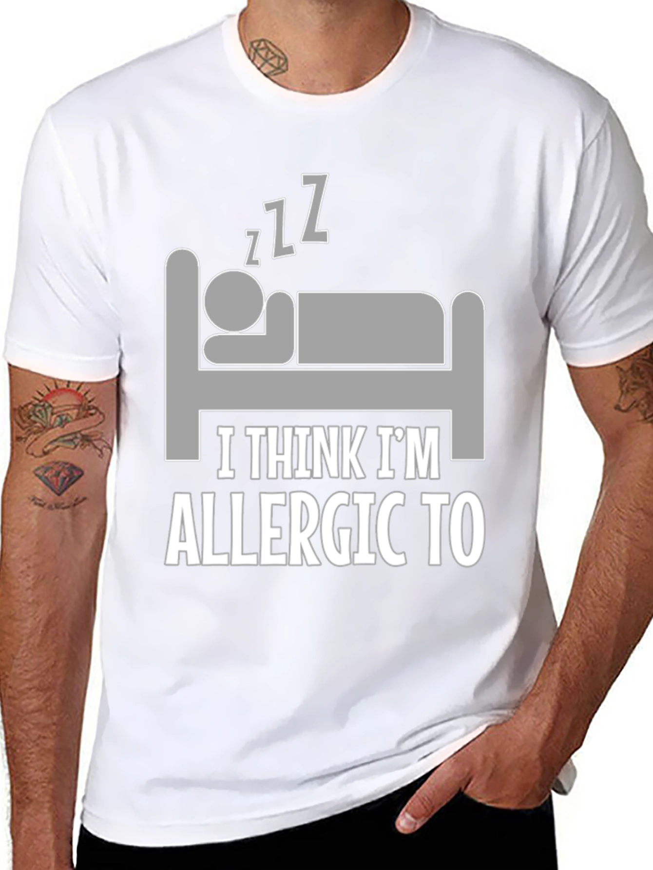 Allergic to Mornings Graphic Tee