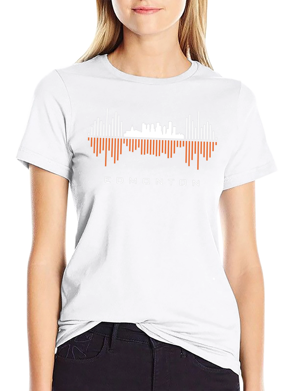 Edmonton Skyline Graphic Tee - Black