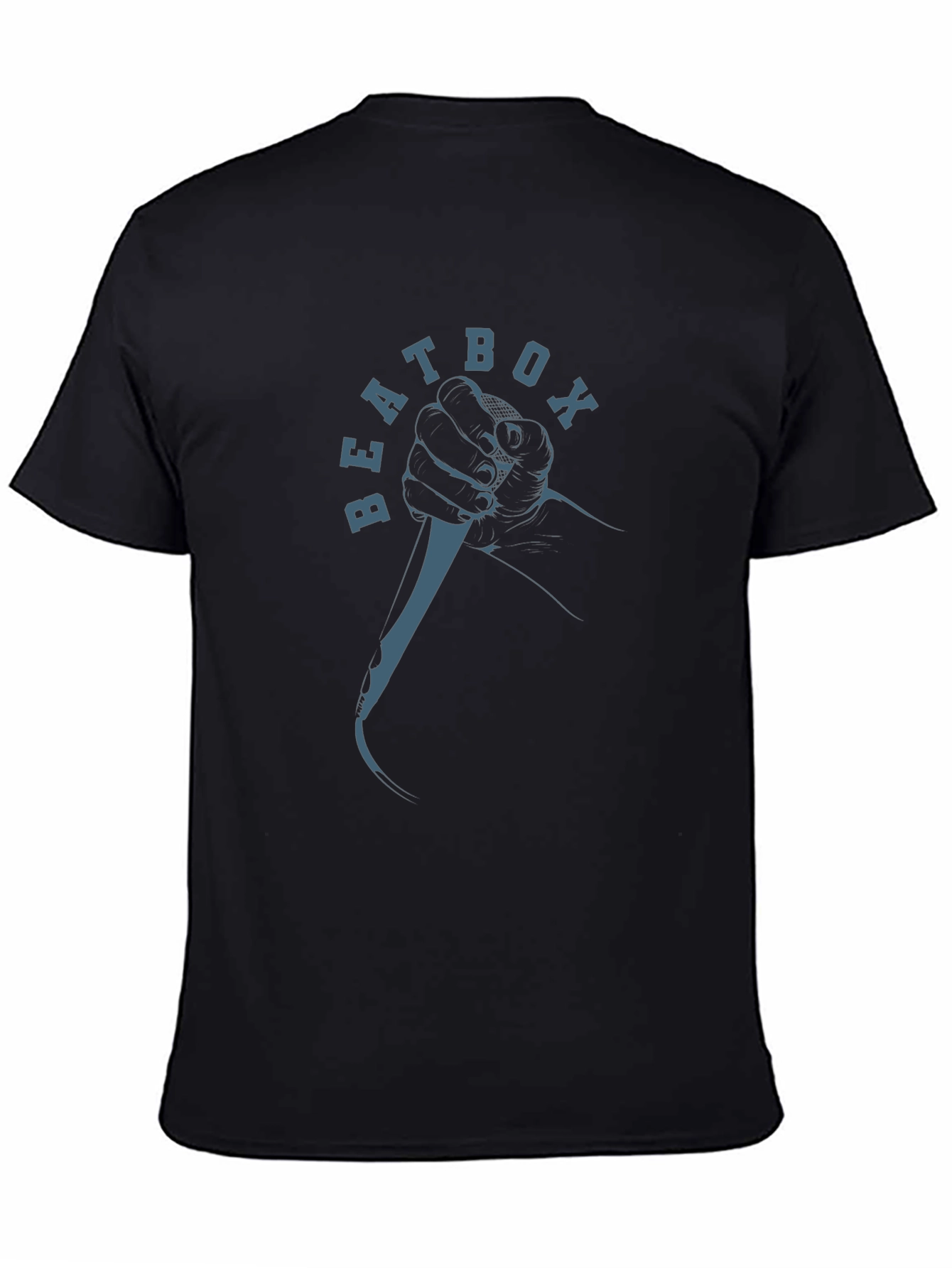 Beatbox Graphic Print T-Shirt - Black