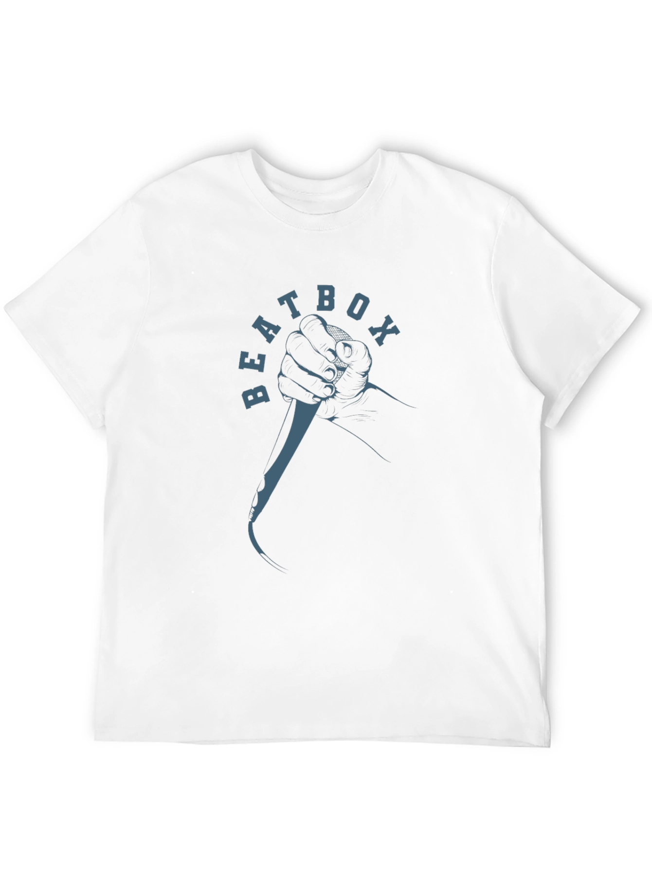 Beatbox Graphic Print T-Shirt - Black