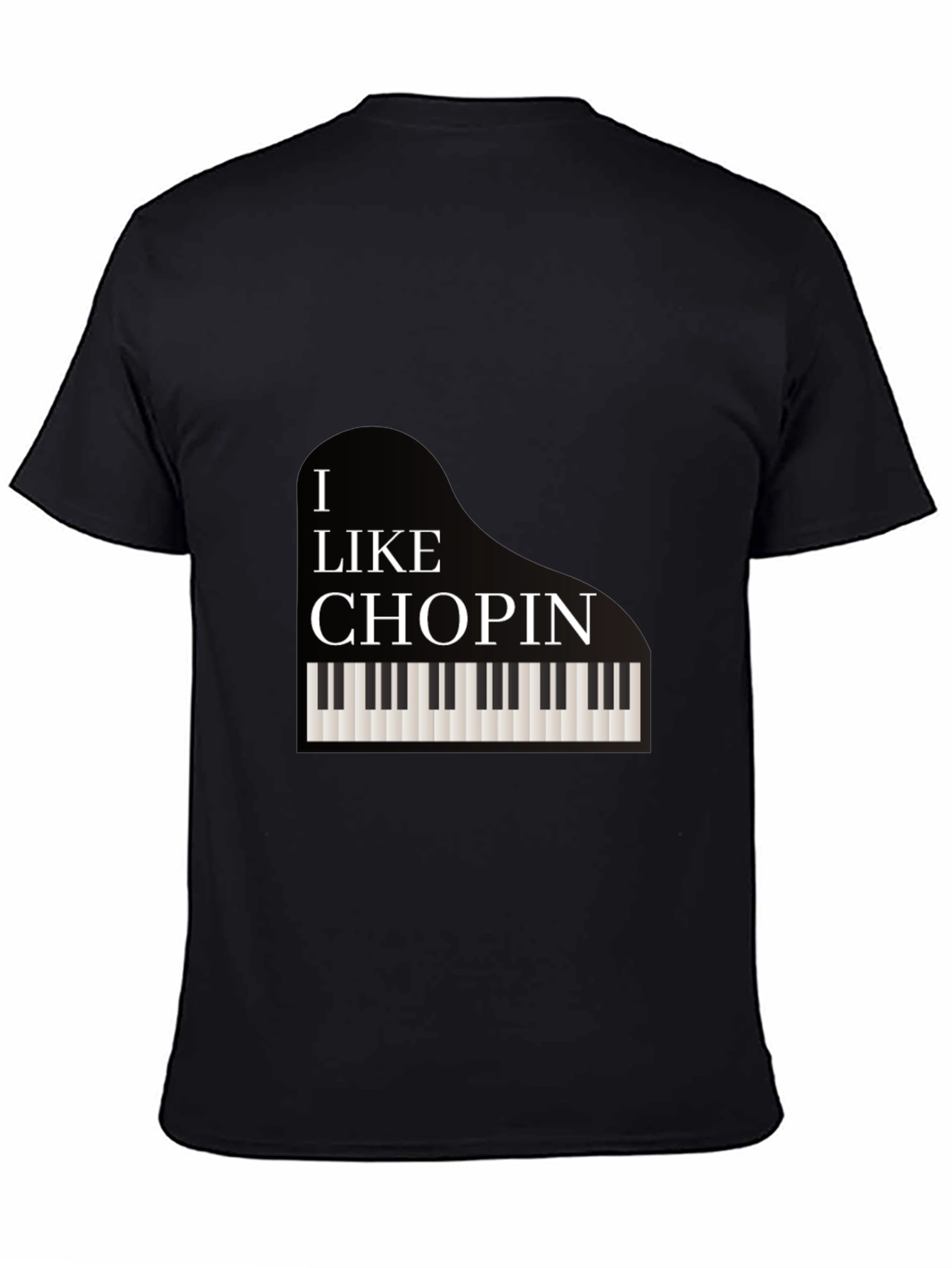 I Like Chopin Piano T-Shirt - Music Lover Tee