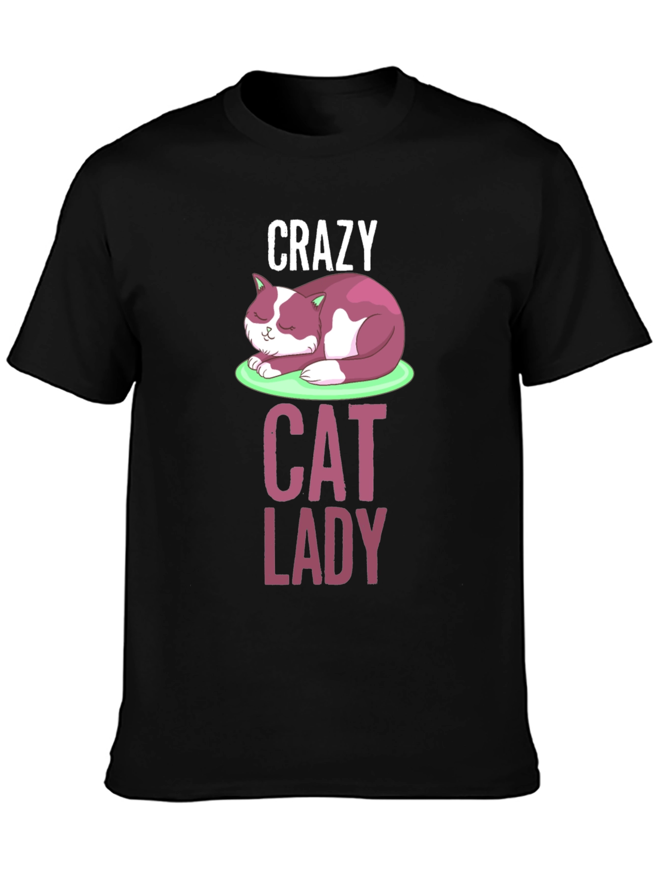 Crazy Cat Lady T-Shirt - Fun Graphic Tee