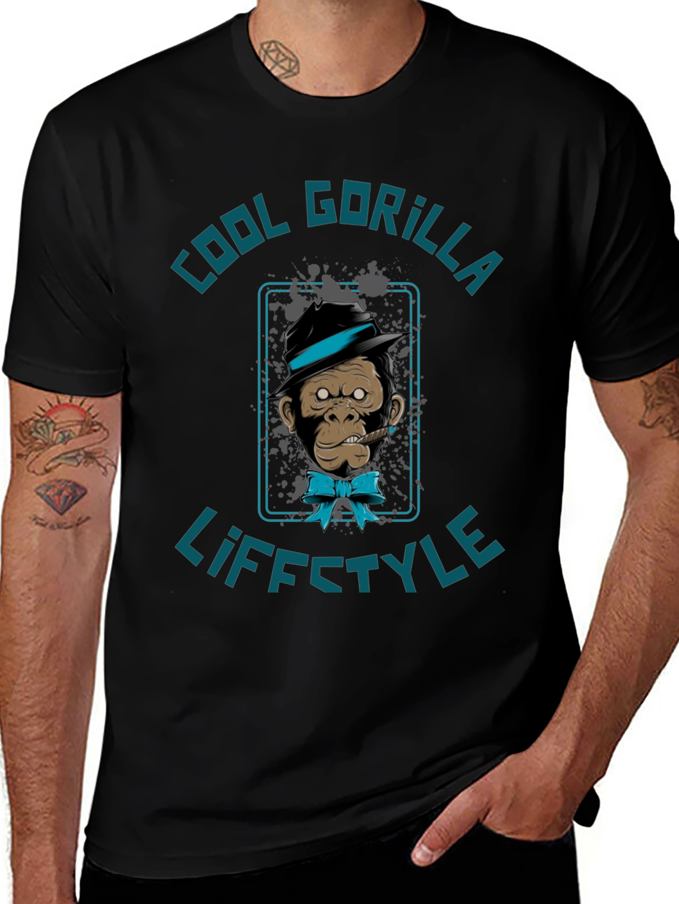 Cool Gorilla Lifestyle T-Shirt - Graphic Tee