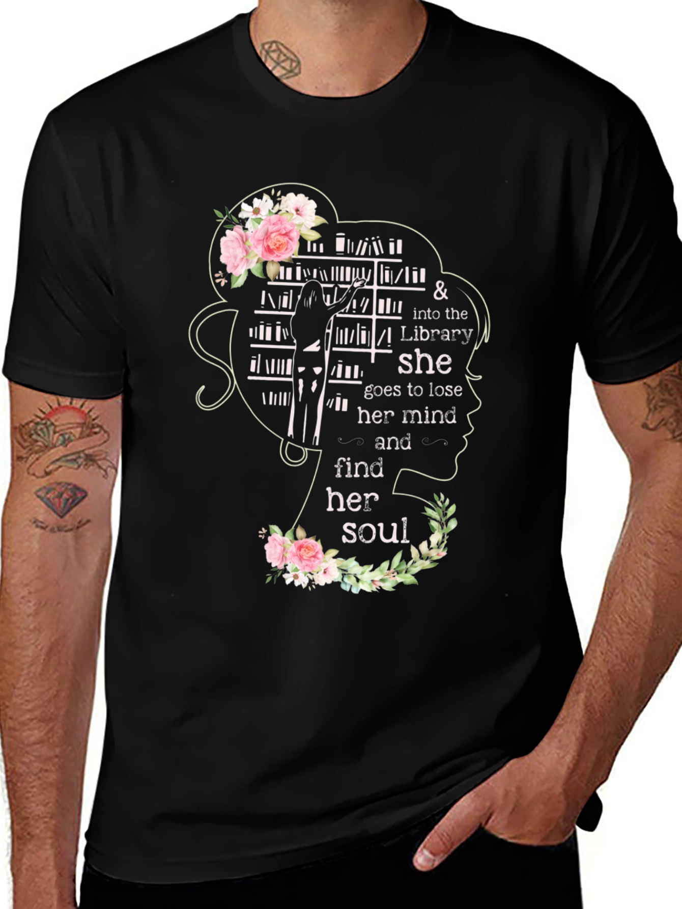 Library Lover T-Shirt: Lose Your Mind & Find Your Soul
