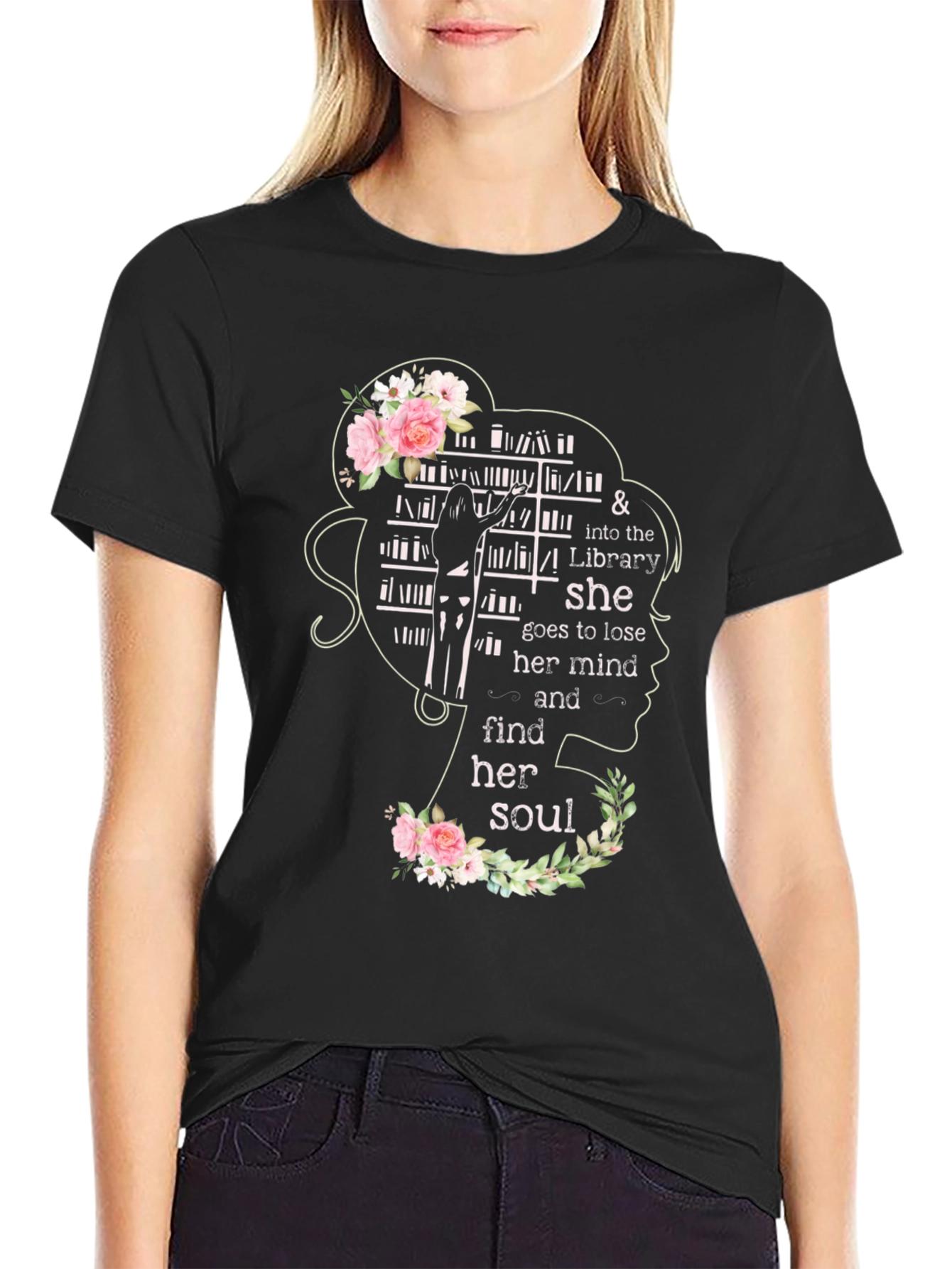 Library Lover T-Shirt: Lose Your Mind & Find Your Soul