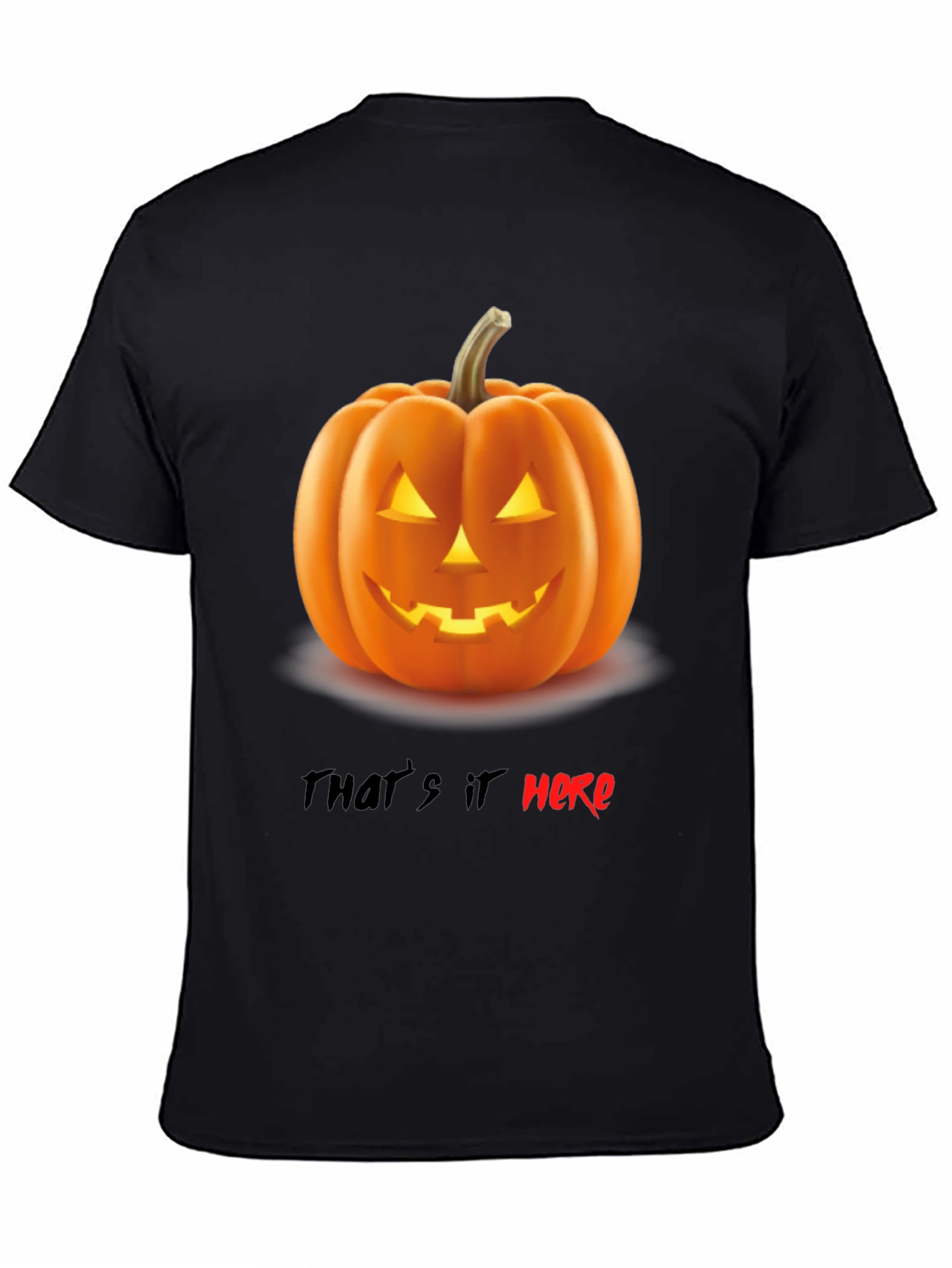 Halloween Pumpkin Graphic Tee - Spooky Season Shirt