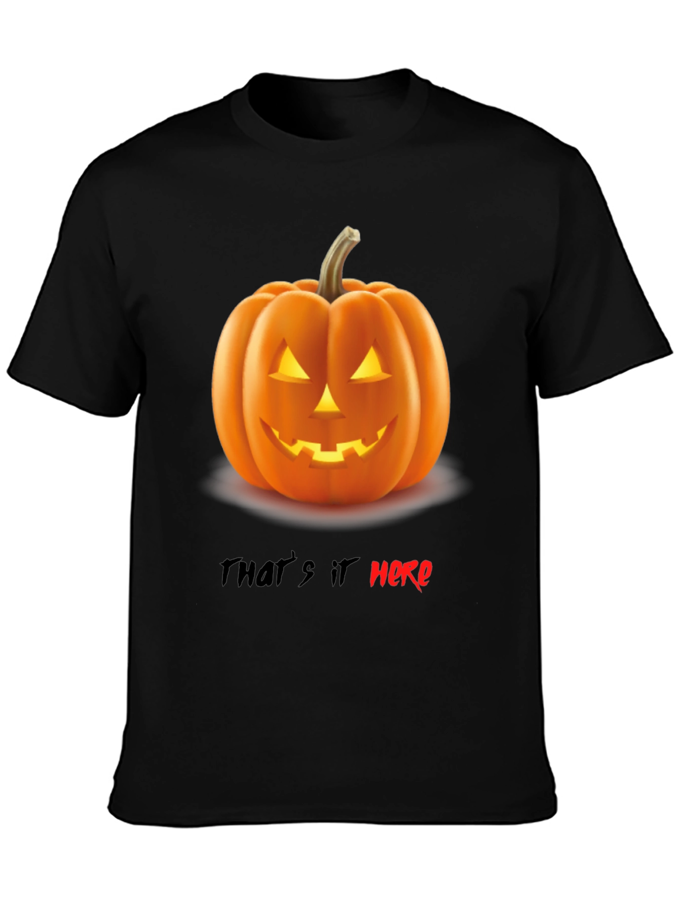 Halloween Pumpkin Graphic Tee - Spooky Season Shirt