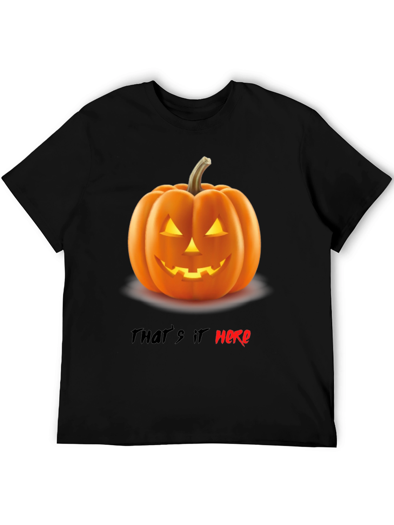 Halloween Pumpkin Graphic Tee - Spooky Season Shirt