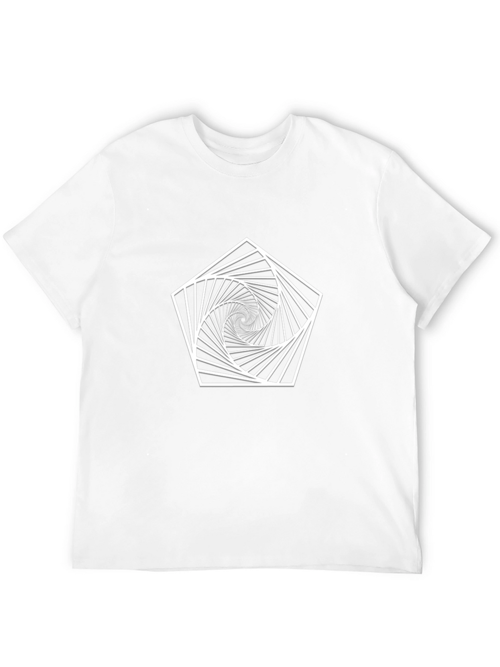 Geometric Illusion Black T-Shirt