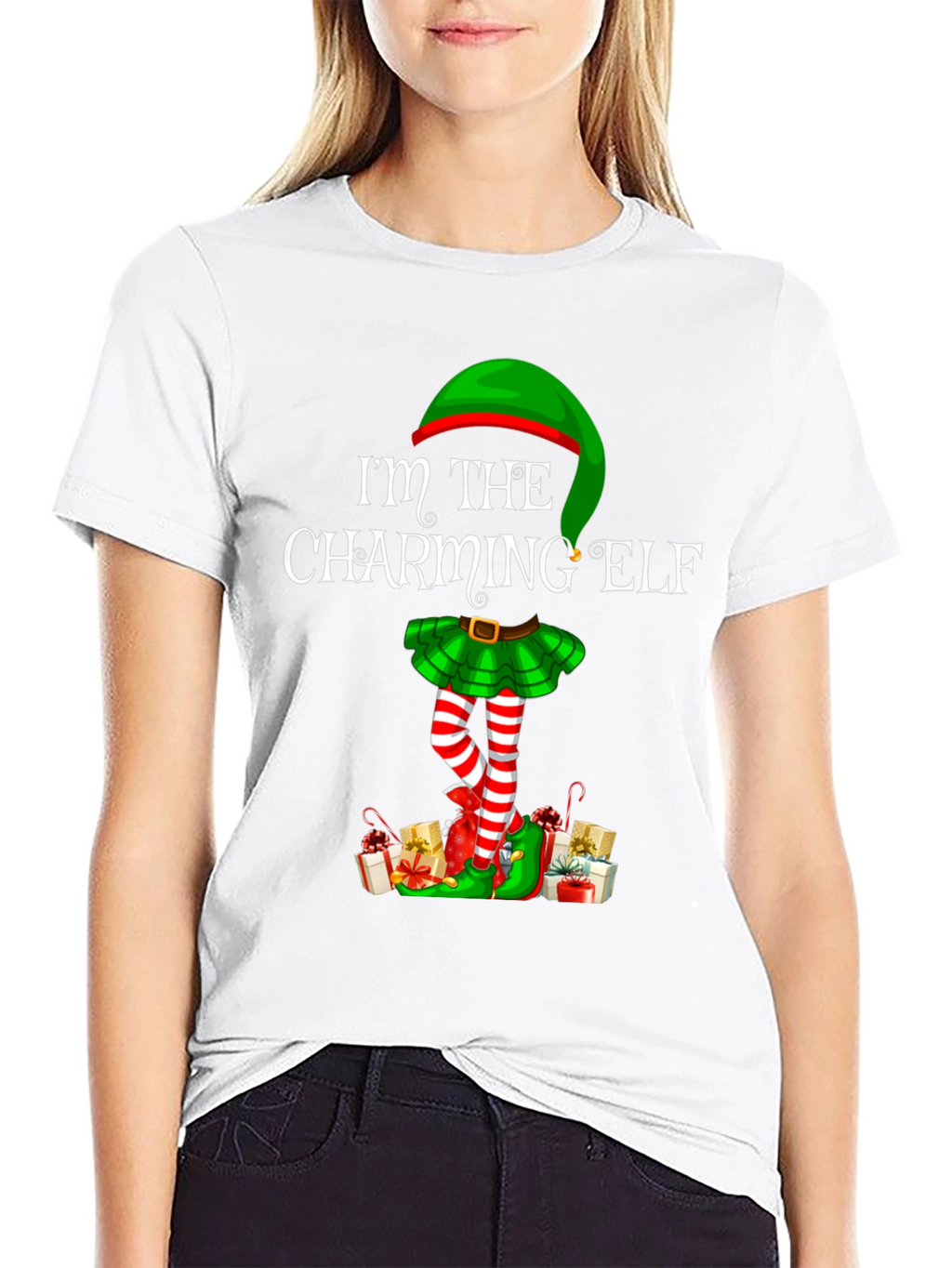 Charming Elf Christmas T-Shirt