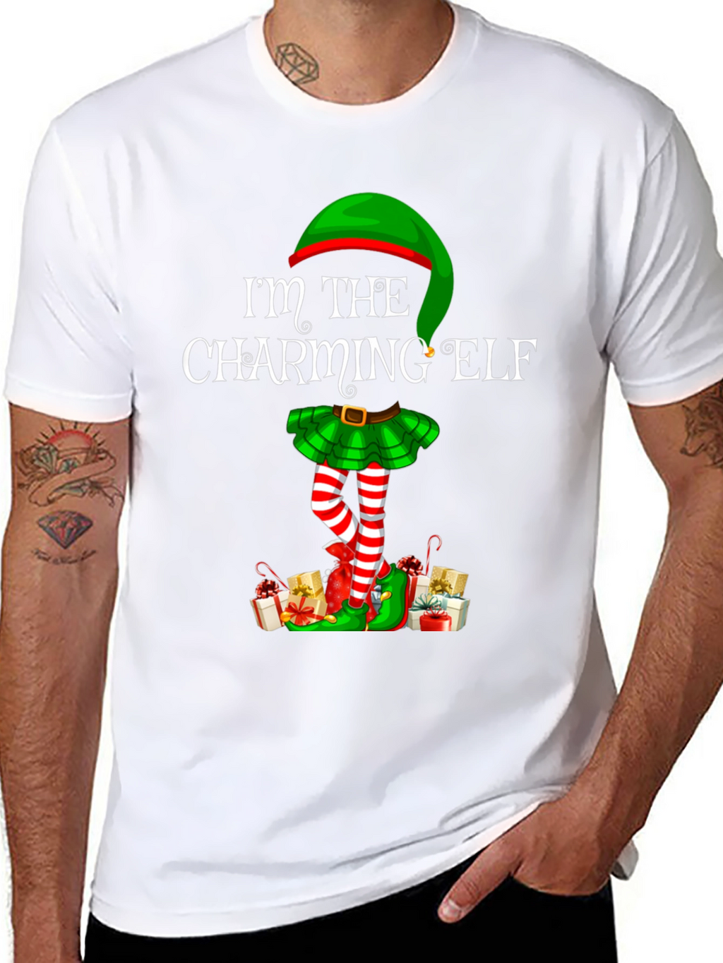 Charming Elf Christmas T-Shirt