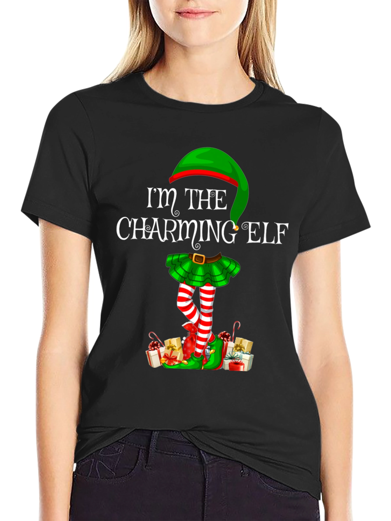 Charming Elf Christmas T-Shirt