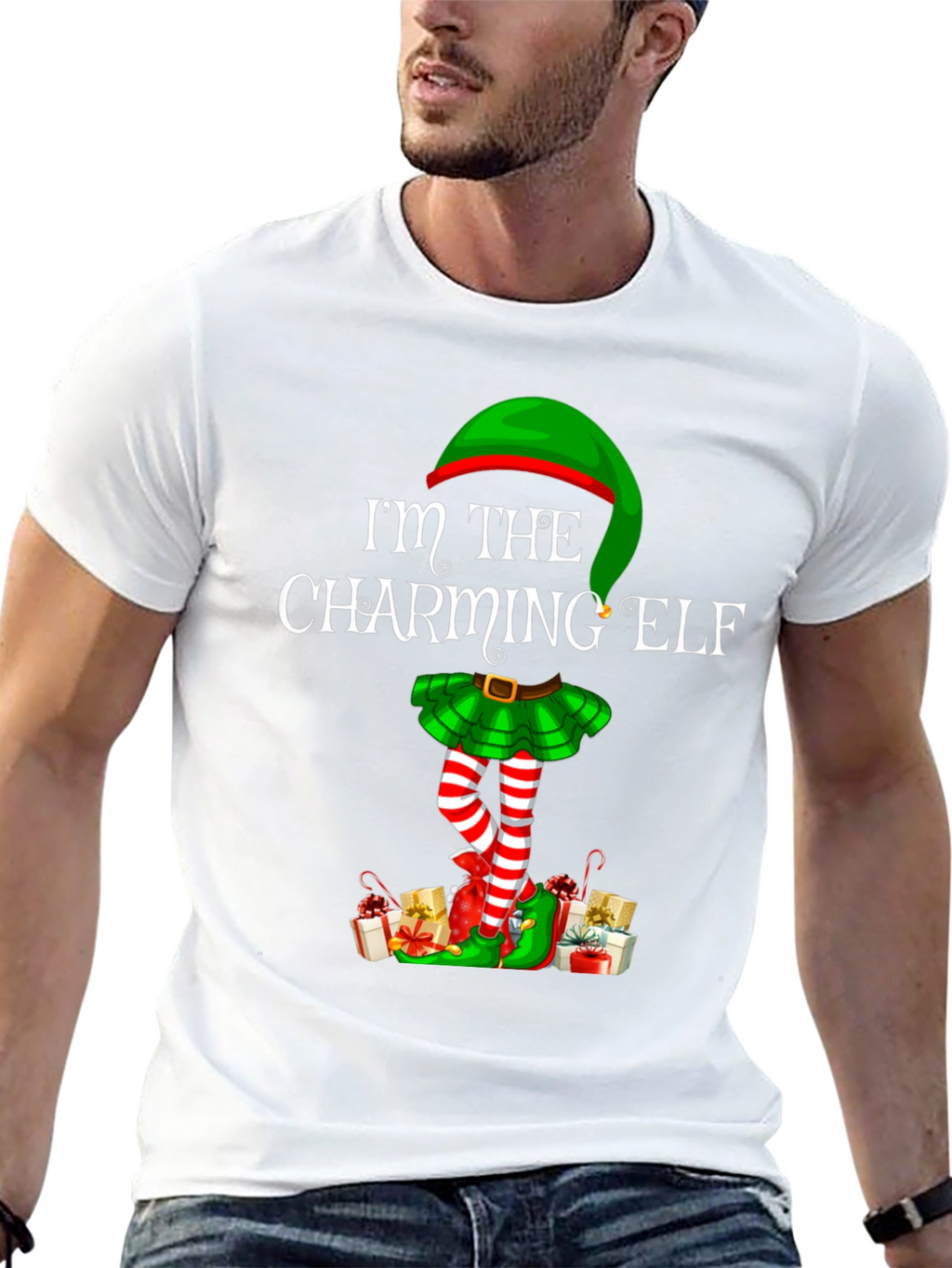 Charming Elf Christmas T-Shirt