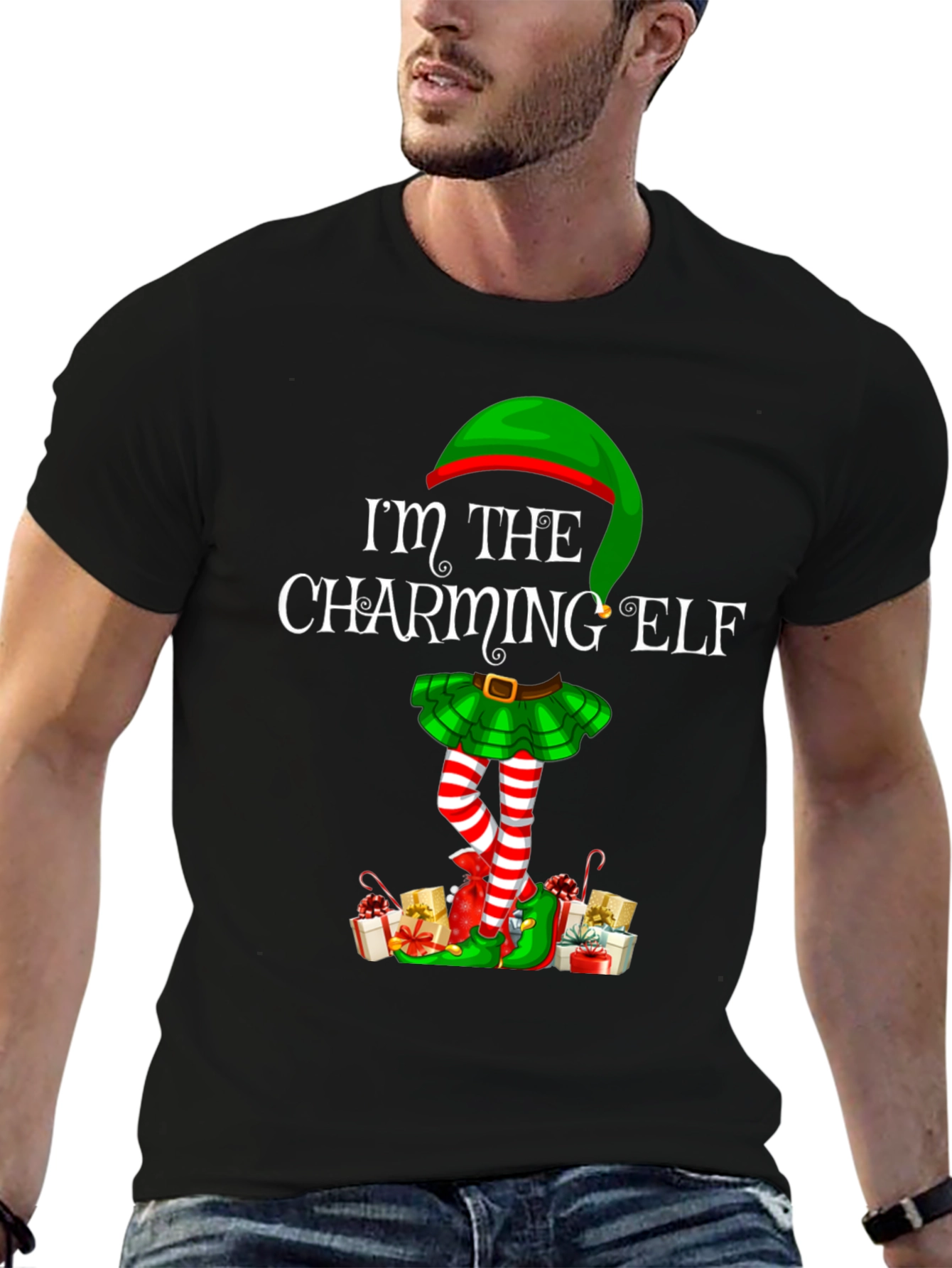 Charming Elf Christmas T-Shirt
