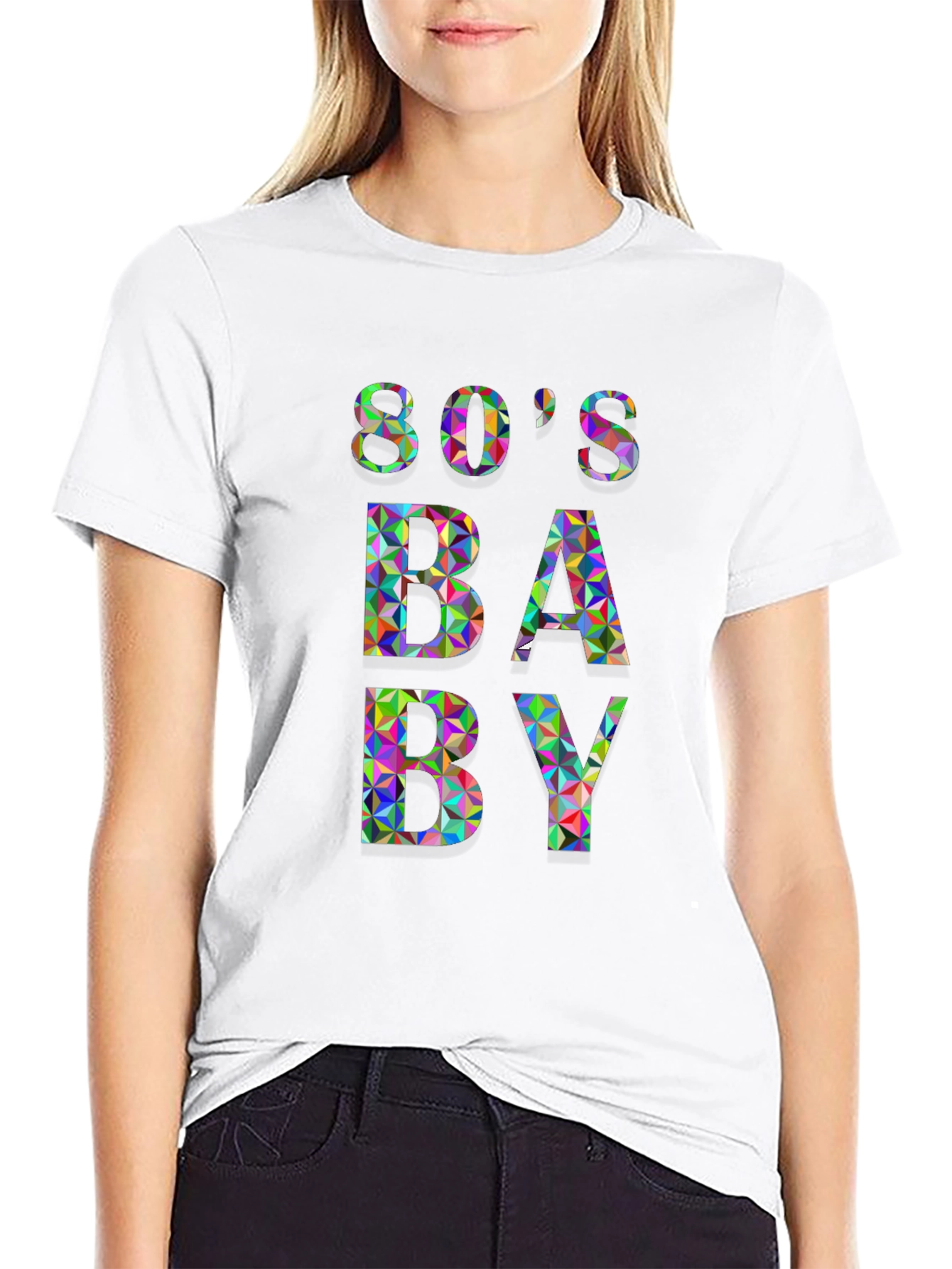 80s Baby Graphic Tee - Retro Style