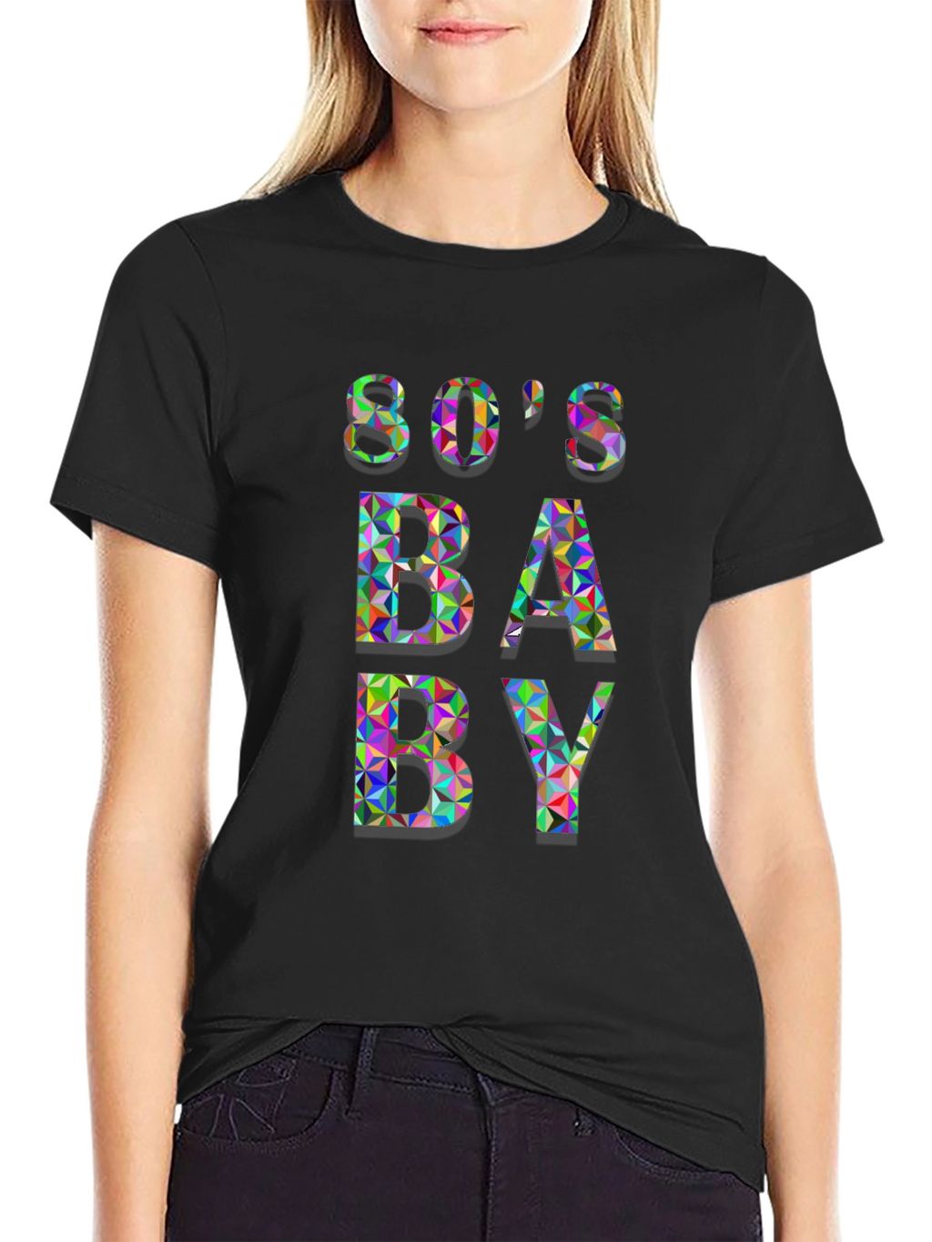 80s Baby Graphic Tee - Retro Style