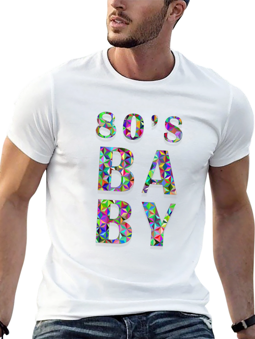 80s Baby Graphic Tee - Retro Style