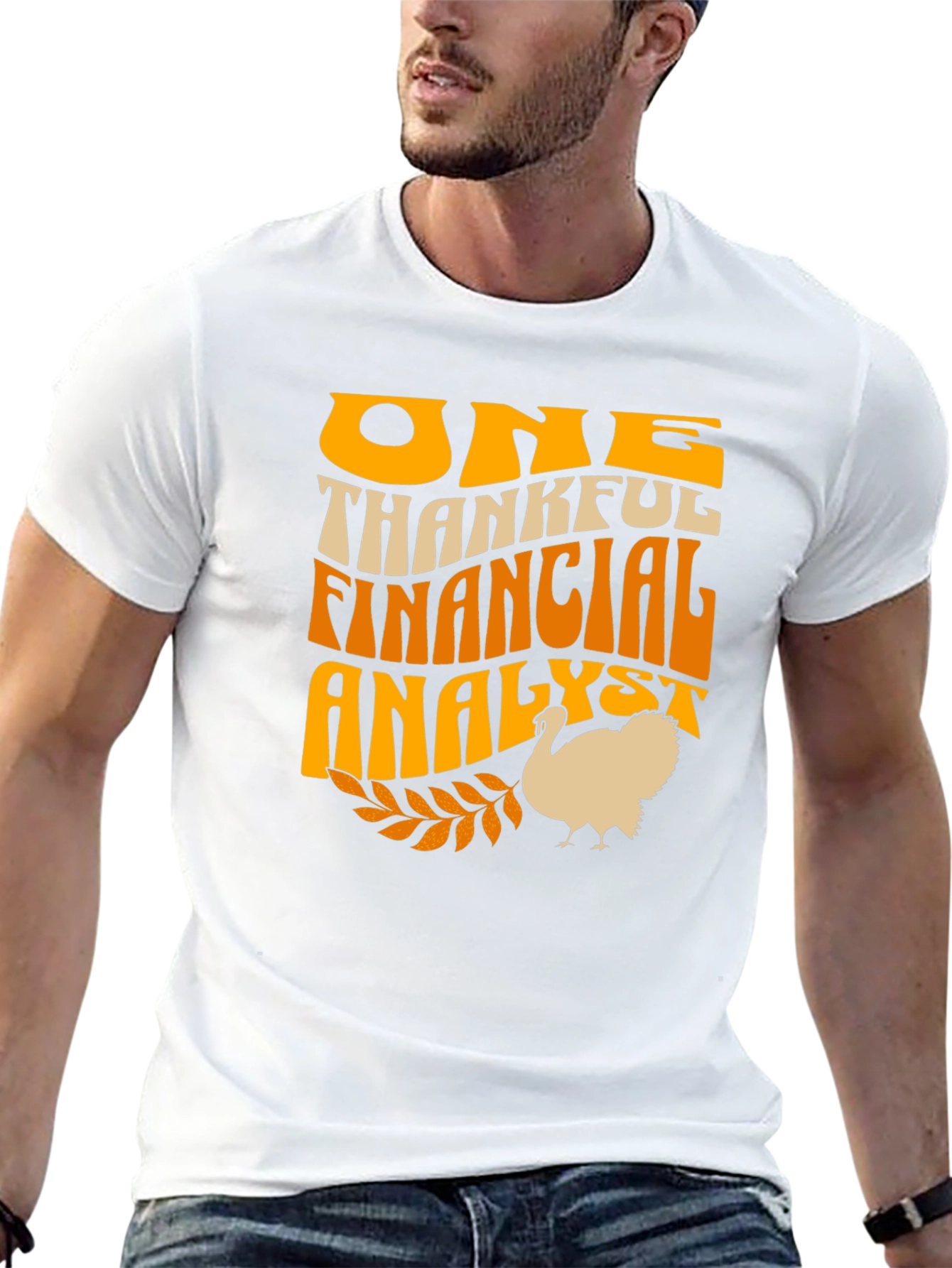 One Thankful Financial Analyst Turkey T-Shirt
