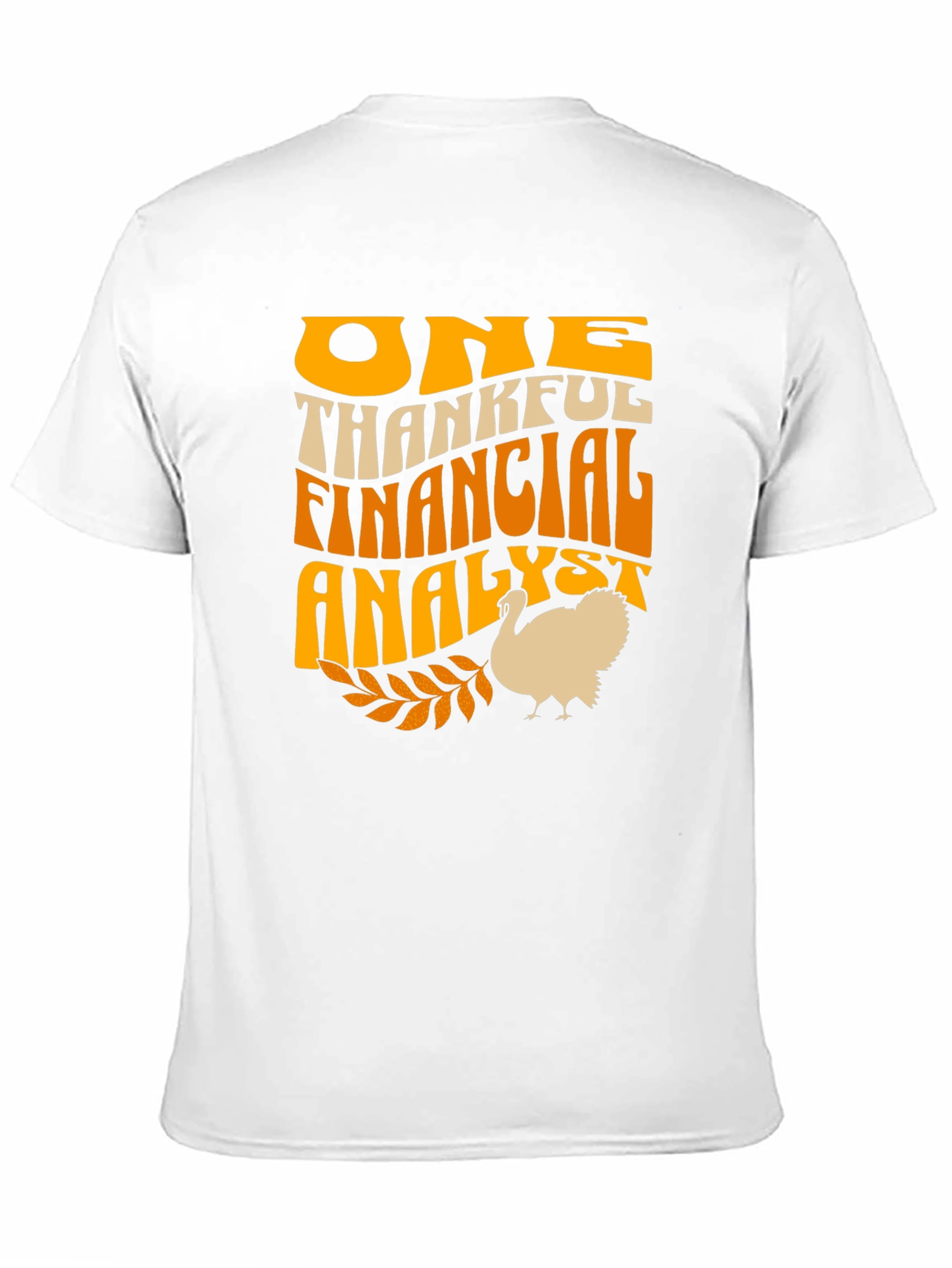 One Thankful Financial Analyst Turkey T-Shirt