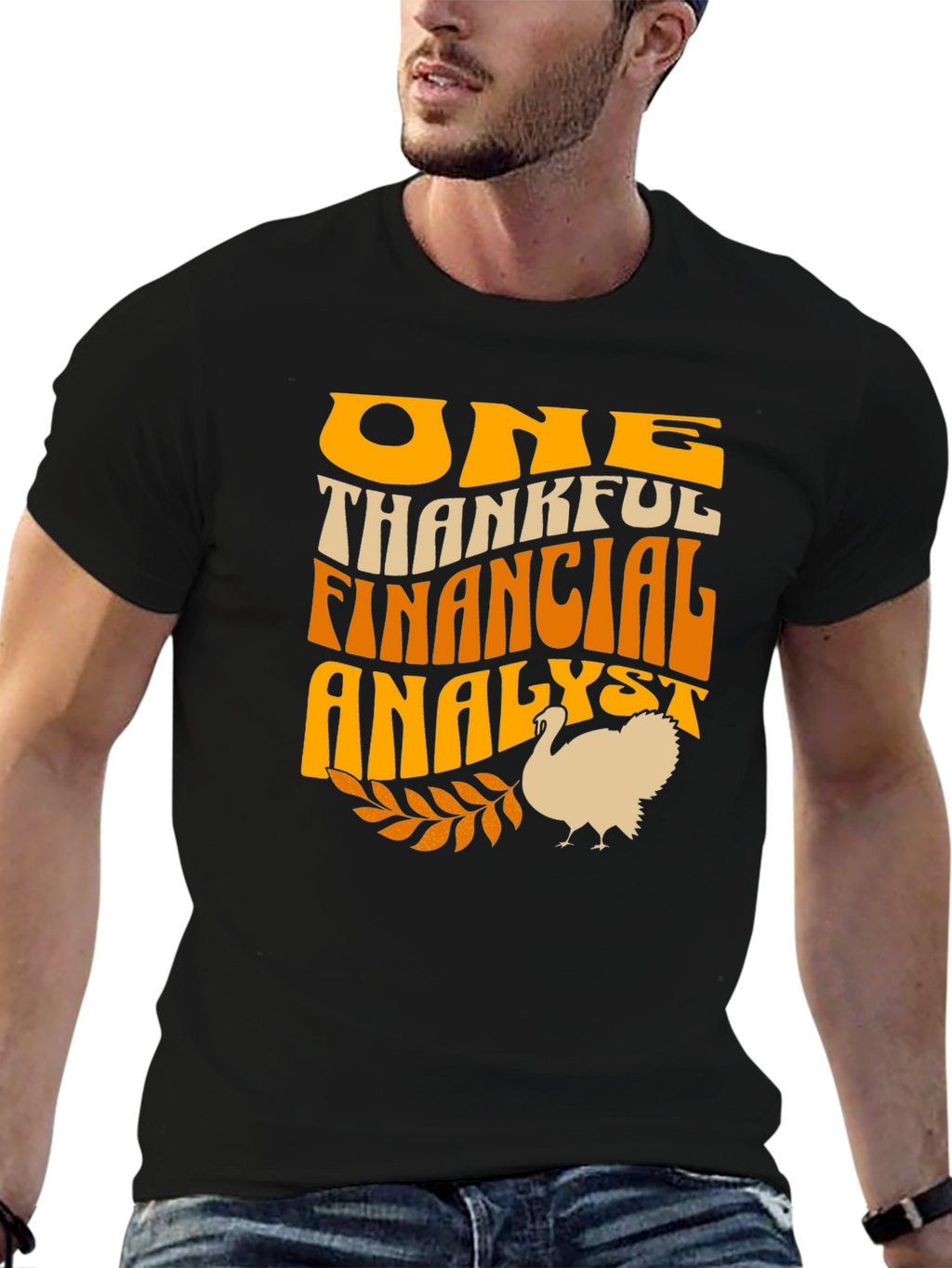 One Thankful Financial Analyst Turkey T-Shirt