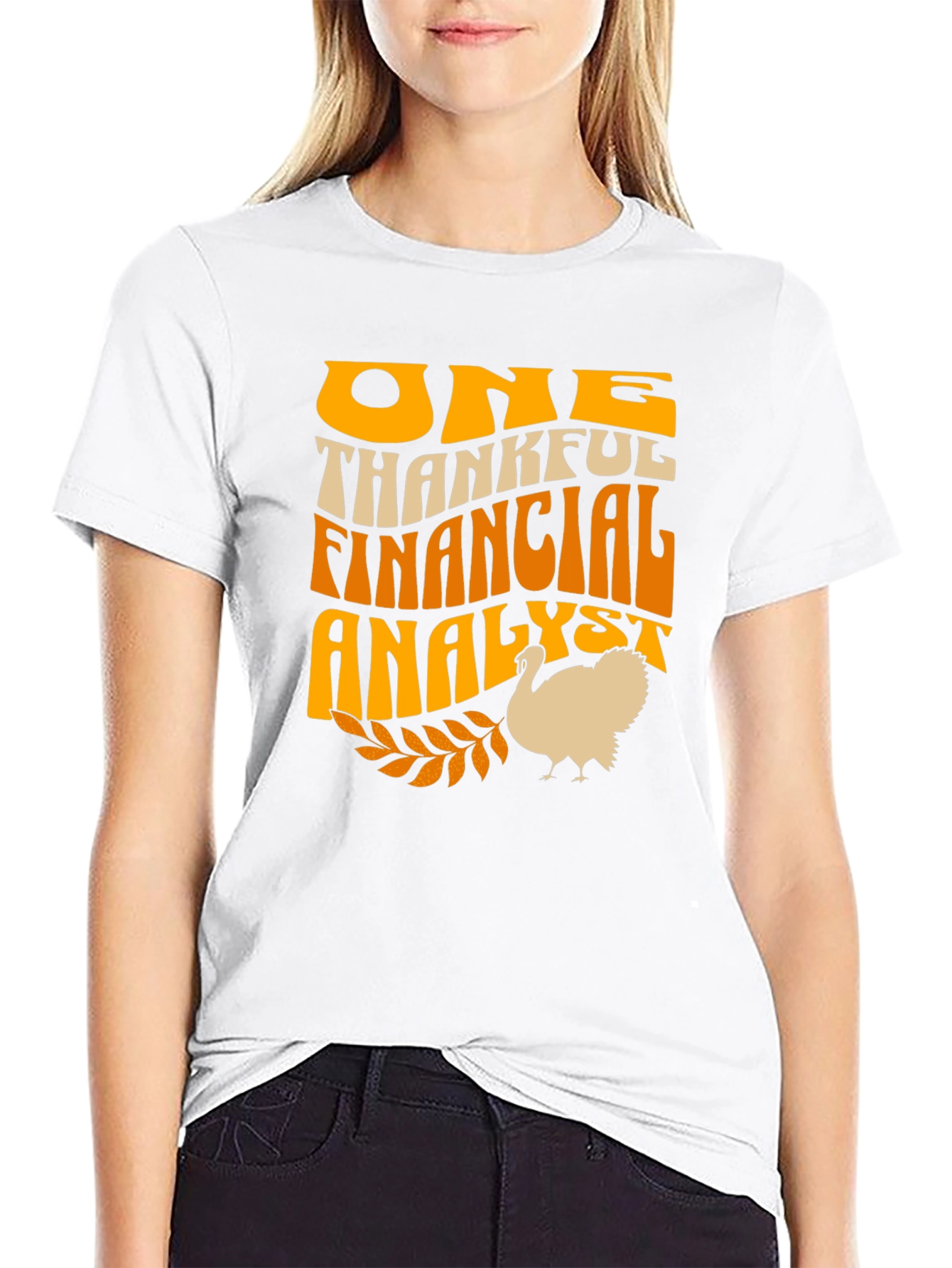 One Thankful Financial Analyst Turkey T-Shirt