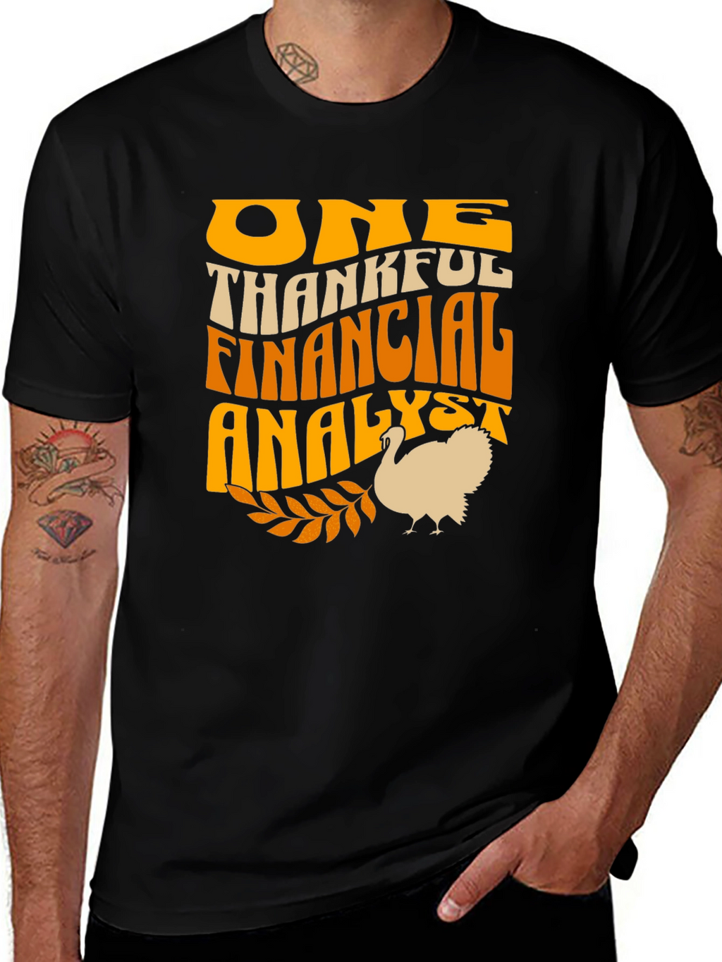 One Thankful Financial Analyst Turkey T-Shirt