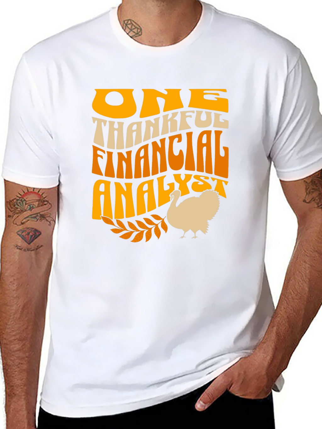 One Thankful Financial Analyst Turkey T-Shirt