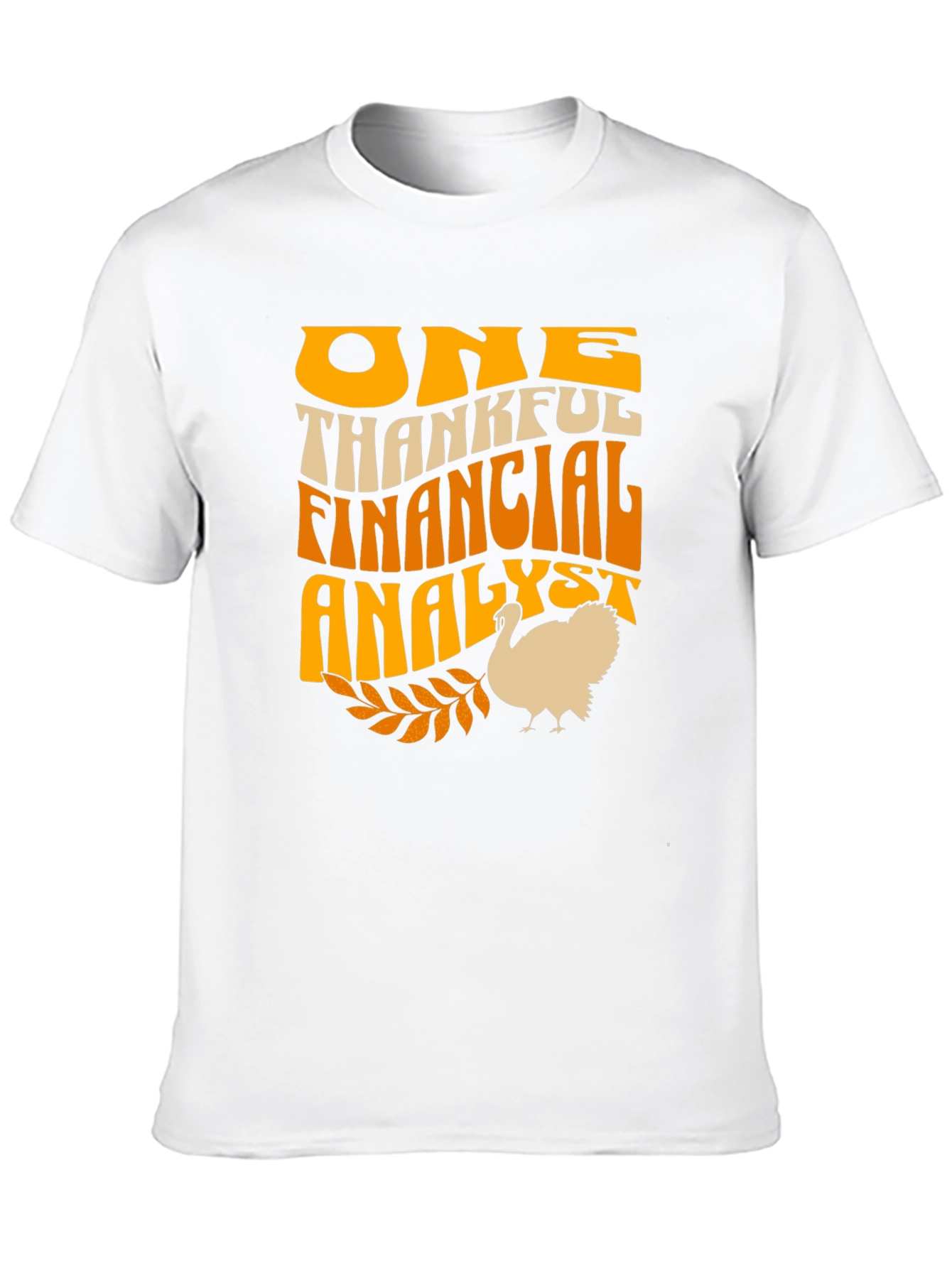 One Thankful Financial Analyst Turkey T-Shirt