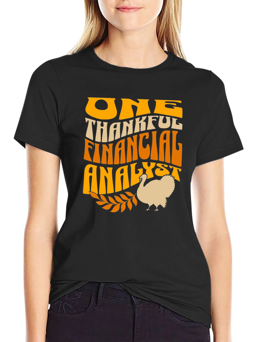 One Thankful Financial Analyst Turkey T-Shirt