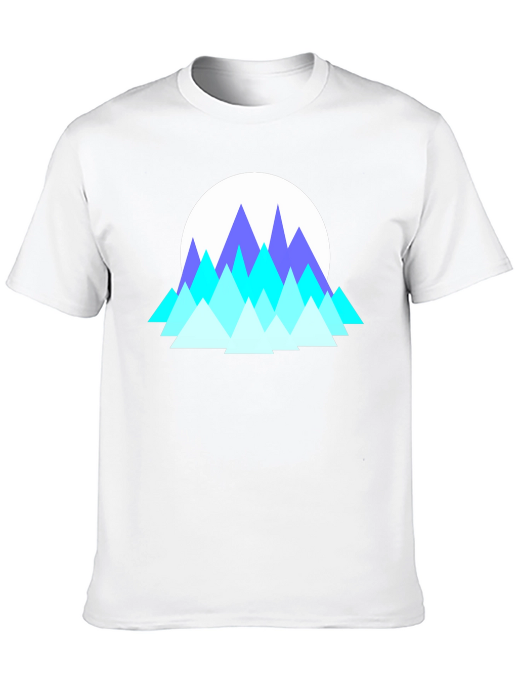 Geometric Mountain T-Shirt