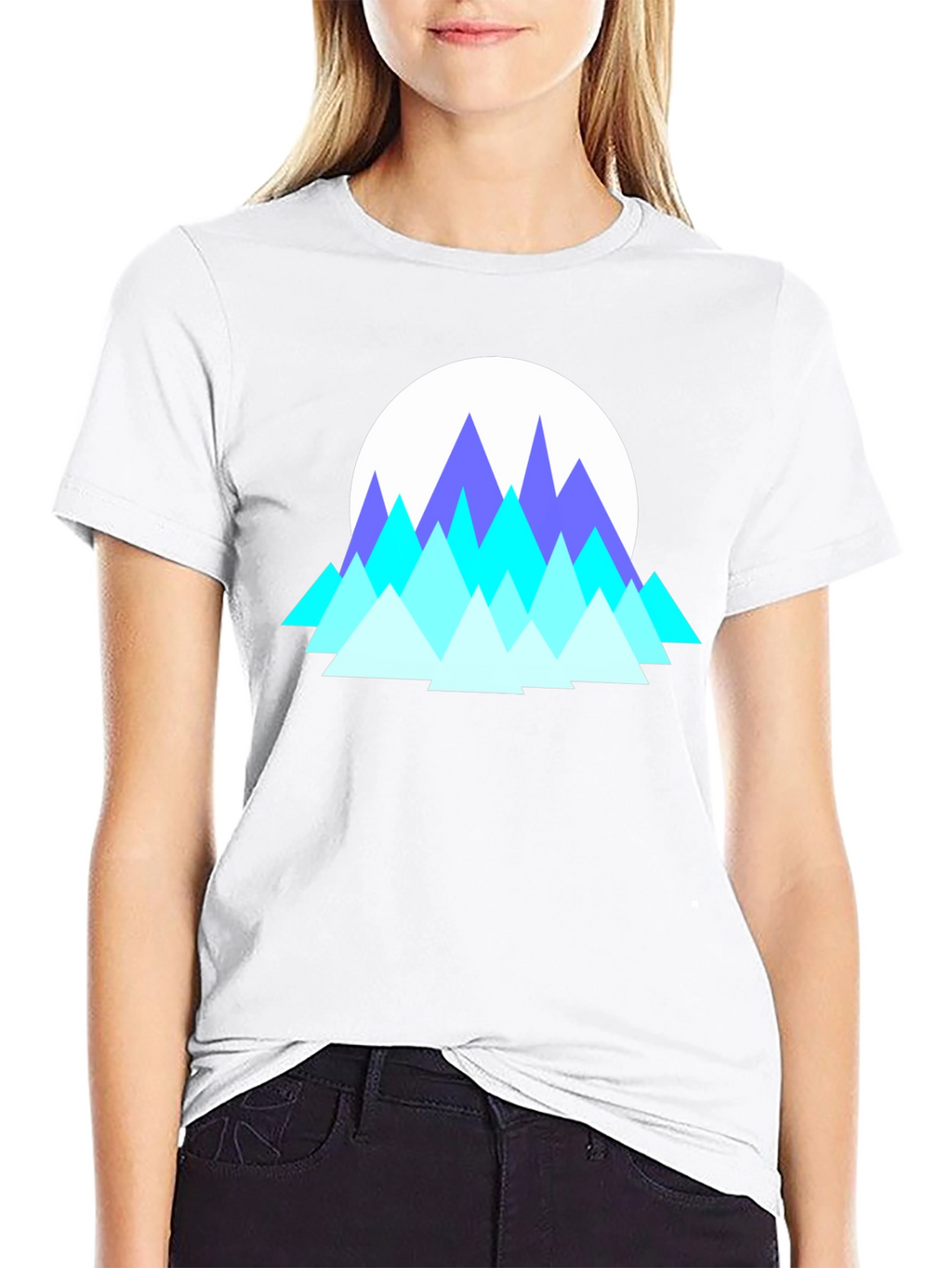 Geometric Mountain T-Shirt