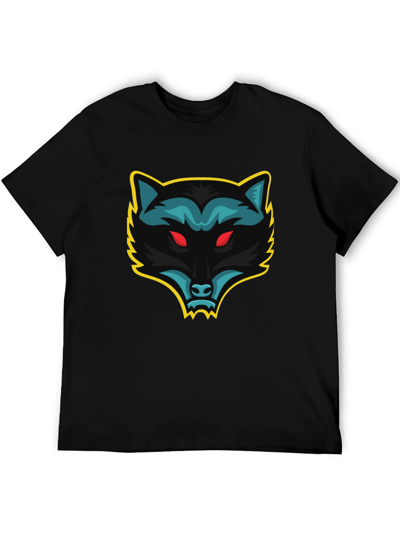 Cool Raccoon Graphic Tee - Black Cotton T-Shirt