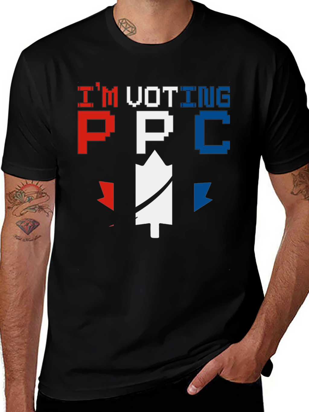 Im Voting PPC T-Shirt Canada Political Tee