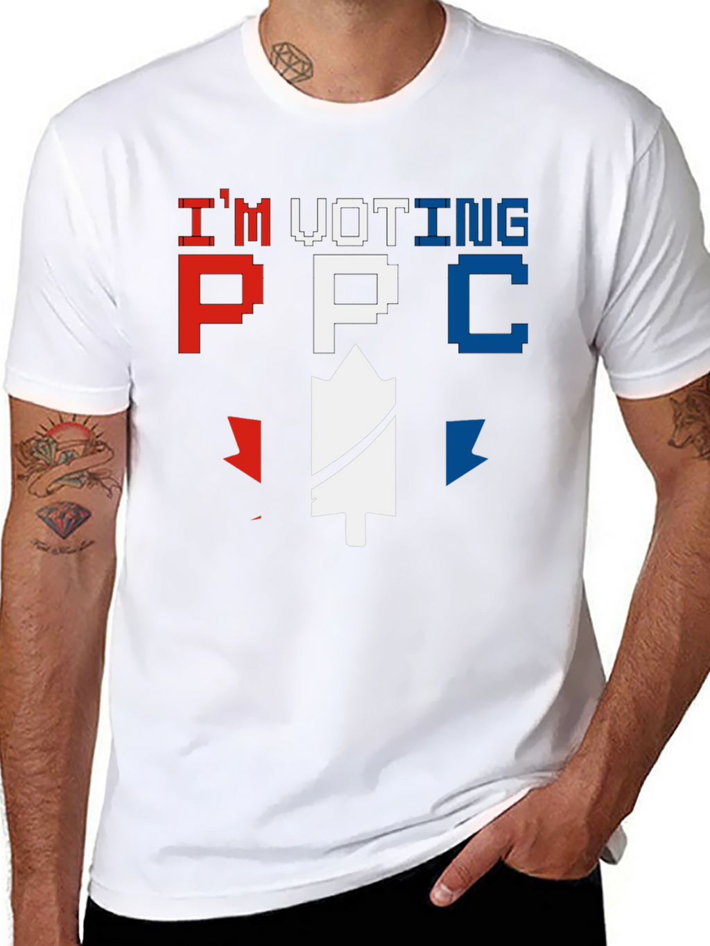 Im Voting PPC T-Shirt Canada Political Tee
