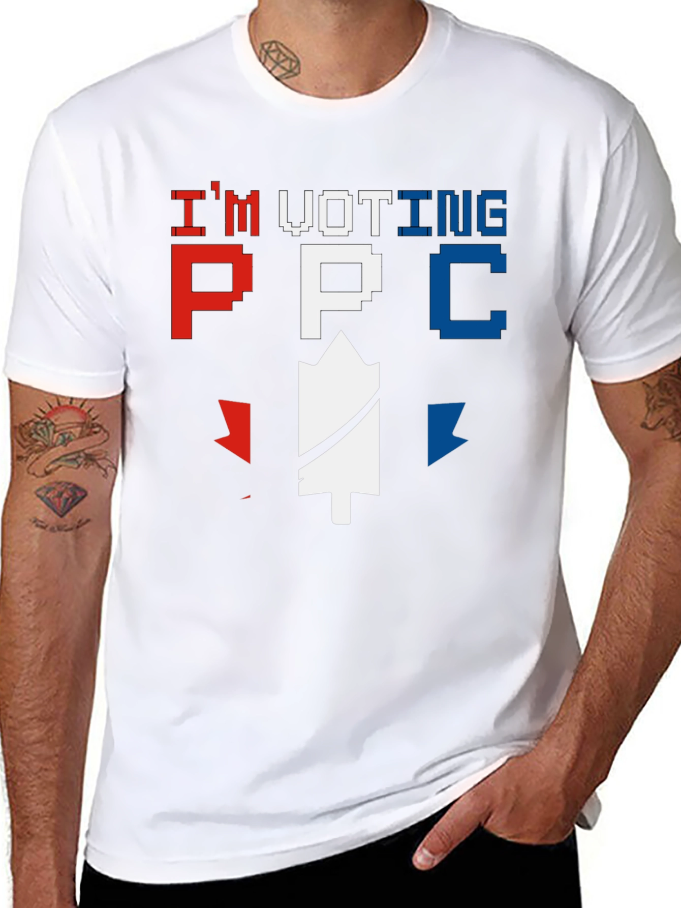 Im Voting PPC T-Shirt Canada Political Tee