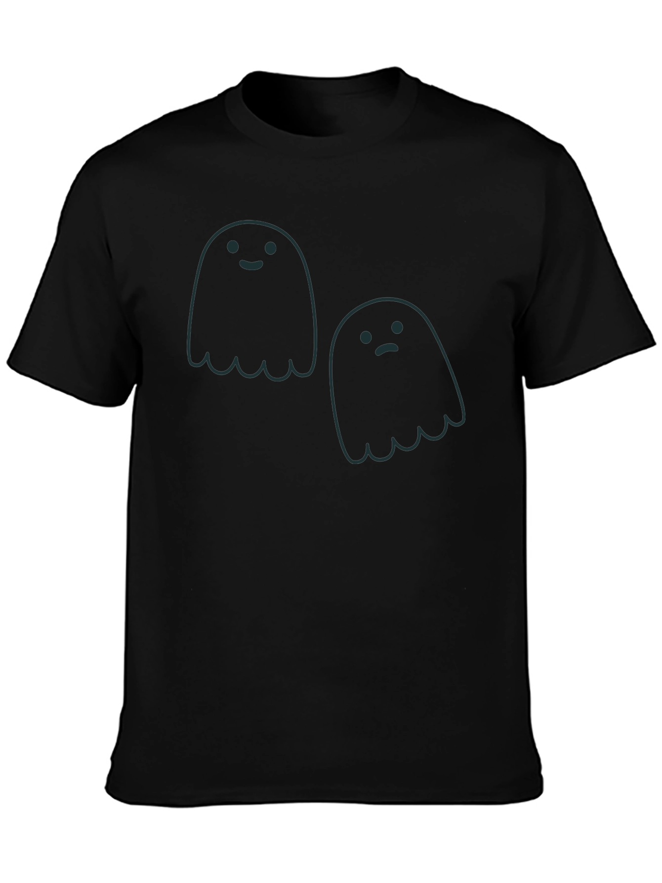 Ghost Duo Graphic Tee - Spooky Season Style
